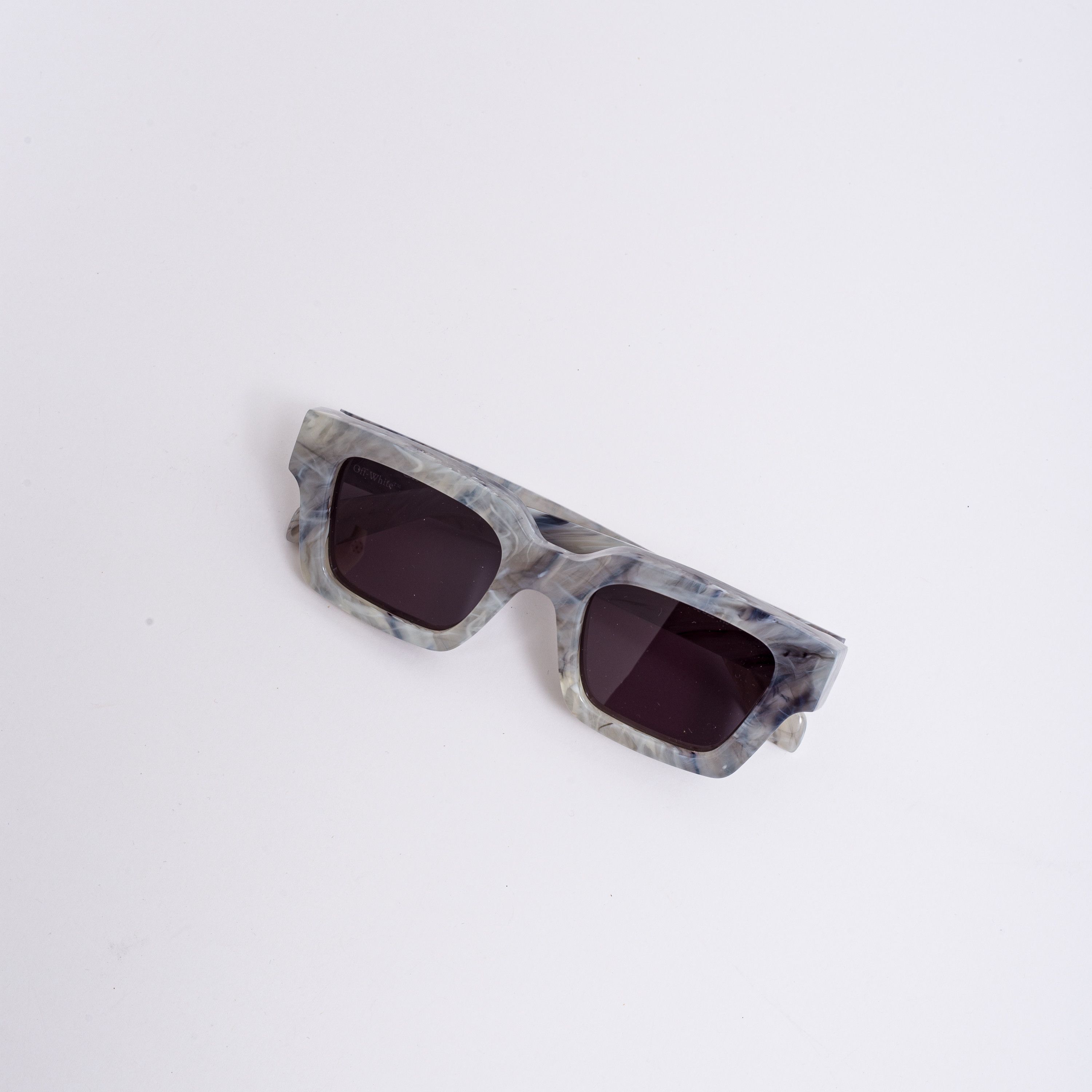 Off-White OFF WHITE RECTANGLE-FRAME VIRGIL SUNGLASSES MARBLE Size ONE SIZE - 7 Thumbnail