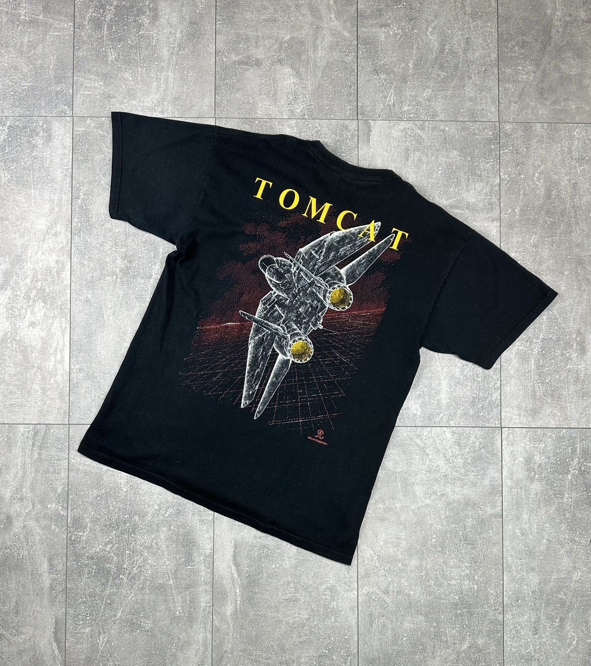 Gildan Vintage F-14 Tomcat Fighter Jet All Over Print Size US L / EU 52-54 / 3 - 2 Thumbnail