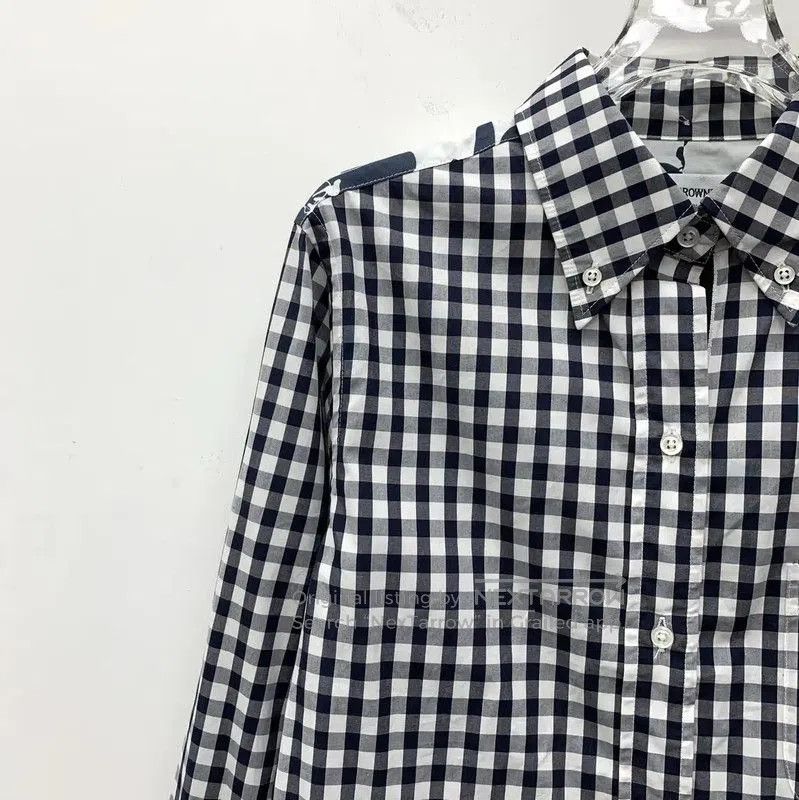 Thom Browne Thom Browne Color Block Cotton Shirt . Size L / US 10 / IT 46 - 3 Thumbnail
