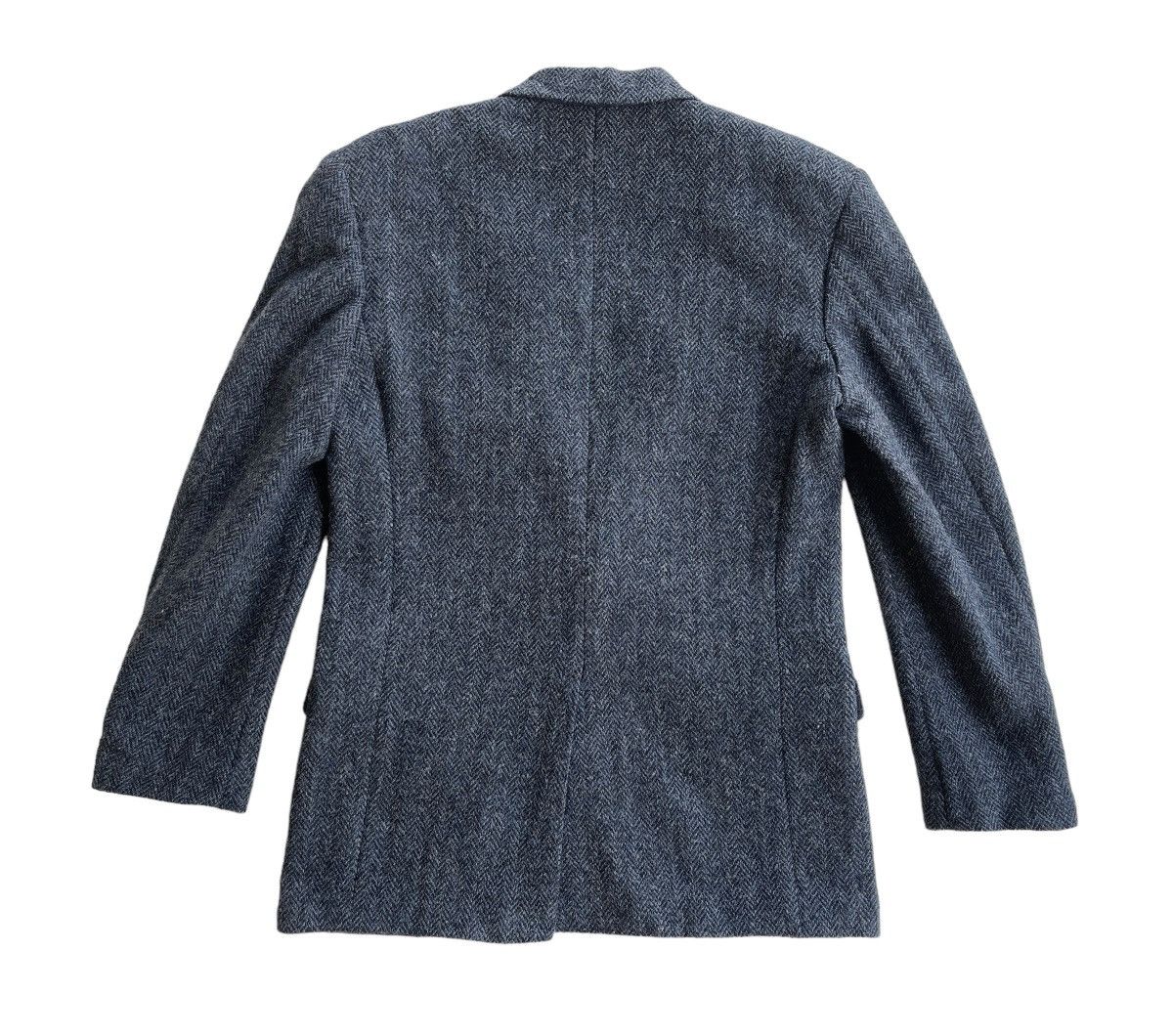 Harris Tweed 1980s Harris Tweed Pure Wool Herringbone Coat Size 38R - 2 Thumbnail