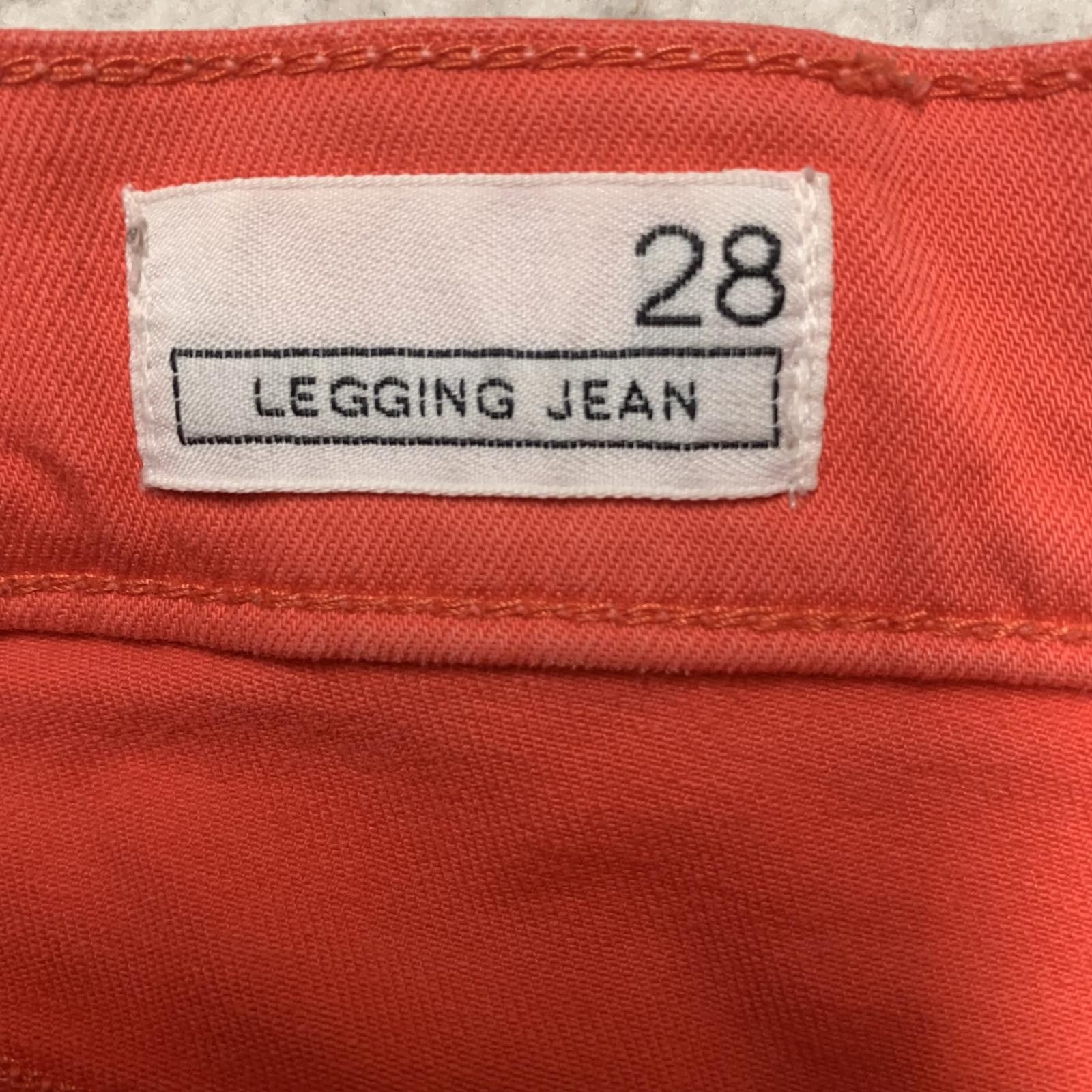 Gap GAP Women's Legging Jeans Size 6/28 Coral Size 28" / US 6 / IT 42 - 3 Thumbnail