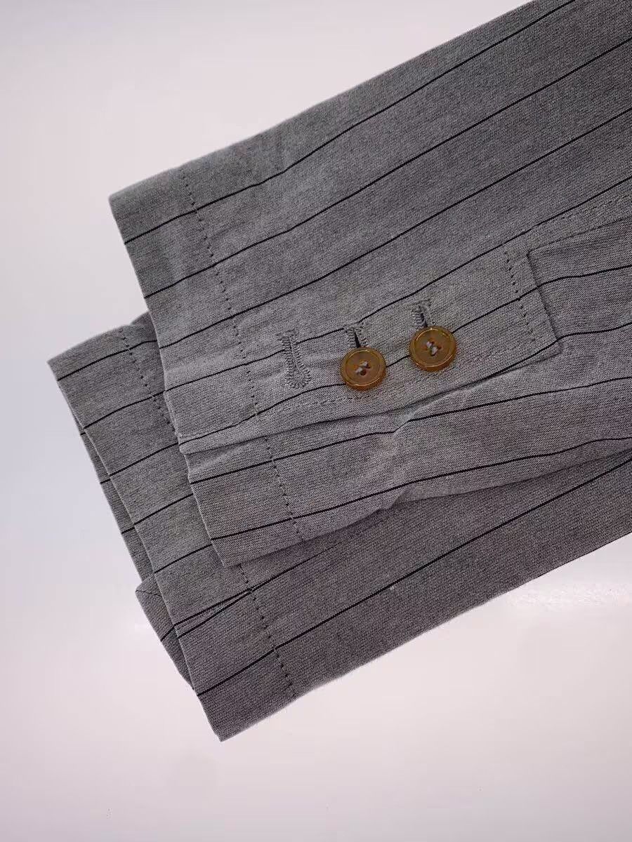 Vivienne Westwood Striped Military Button Shirt Size US S / EU 44-46 / 1 - 3 Thumbnail