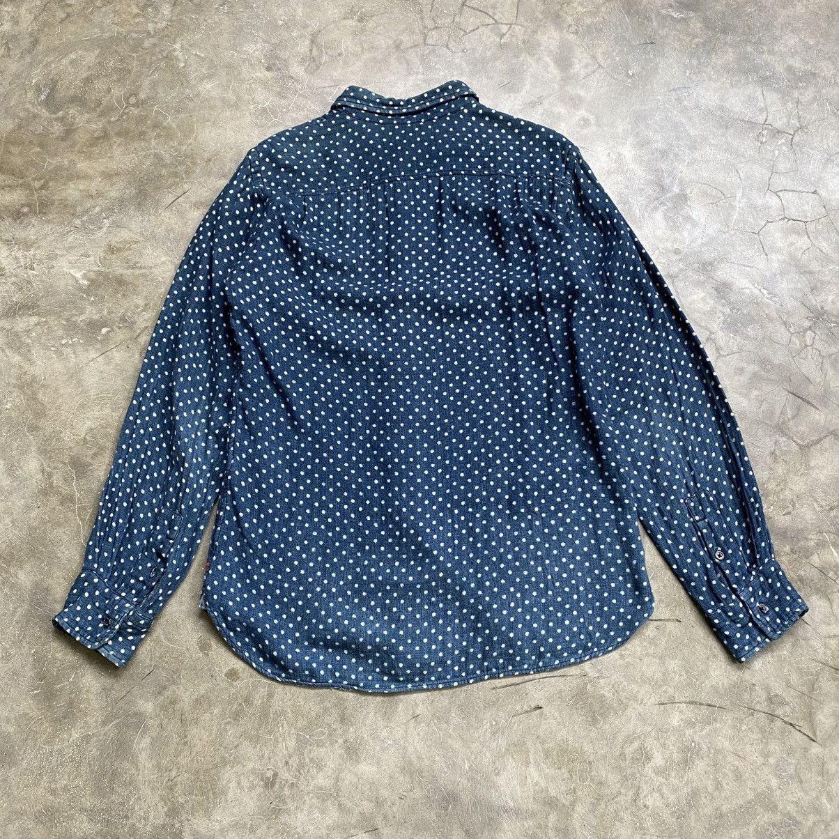 45rpm Vintage 90s 45rpm Polkadot Button Up Shirts Size US M / EU 48-50 / 2 - 2 Thumbnail