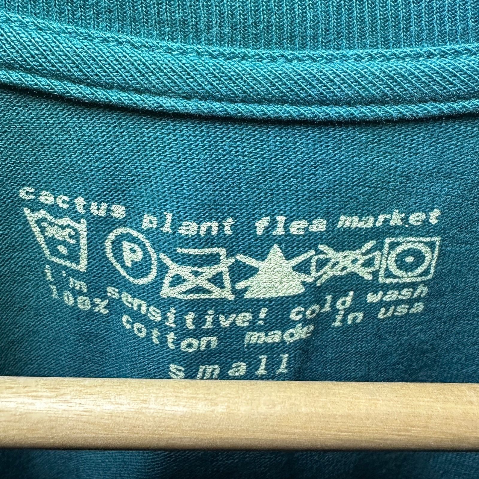 Cactus Plant Flea Market Teal ‘Let Sunshine Do’ Longsleeve Size US S / EU 44-46 / 1 - 5 Thumbnail