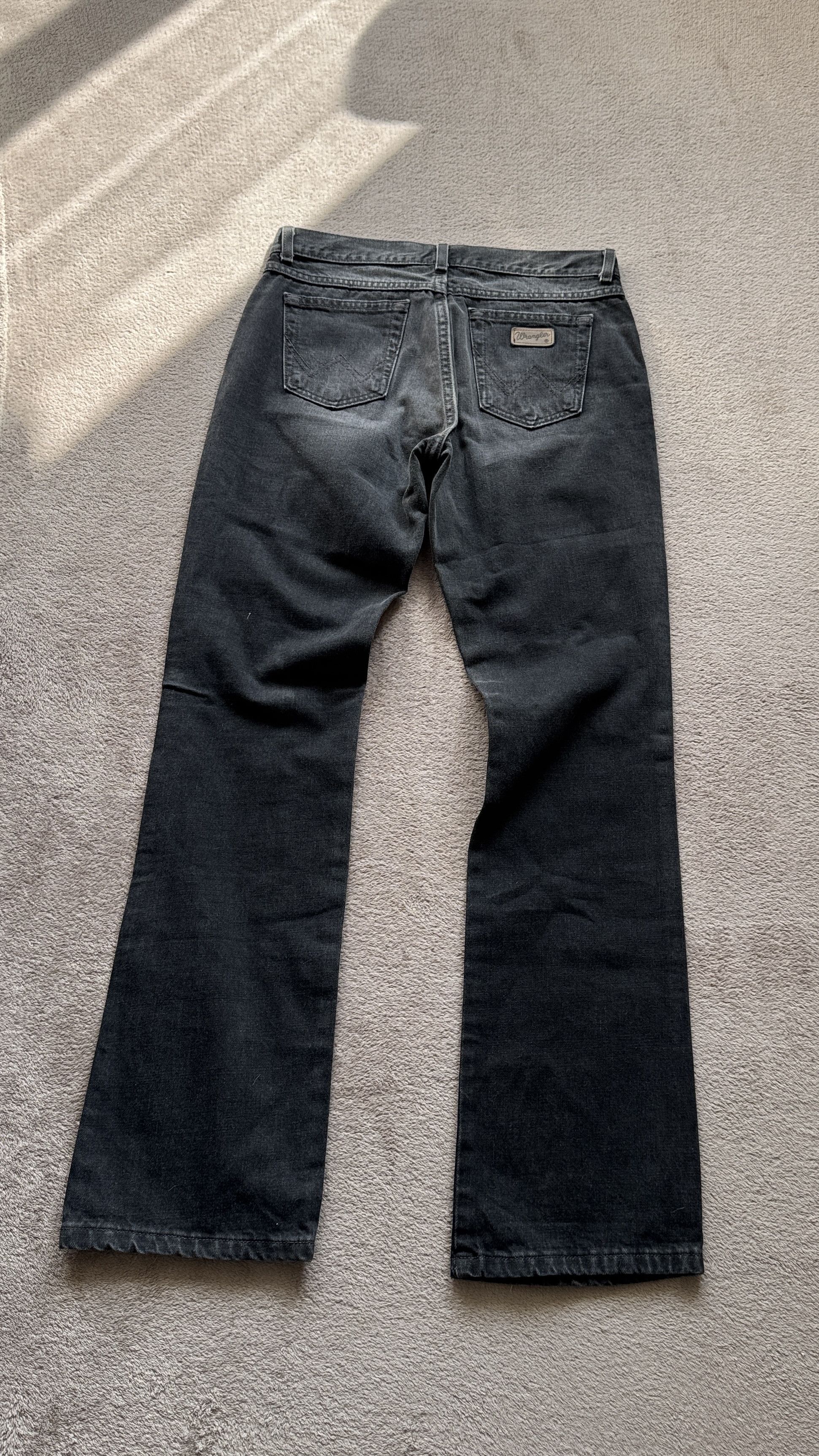 Japanese Brand Helmut Lang Vibe Wrangler Y2K Mudwash Straight Denim Jeans Size US 32 / EU 48 - 4 Thumbnail