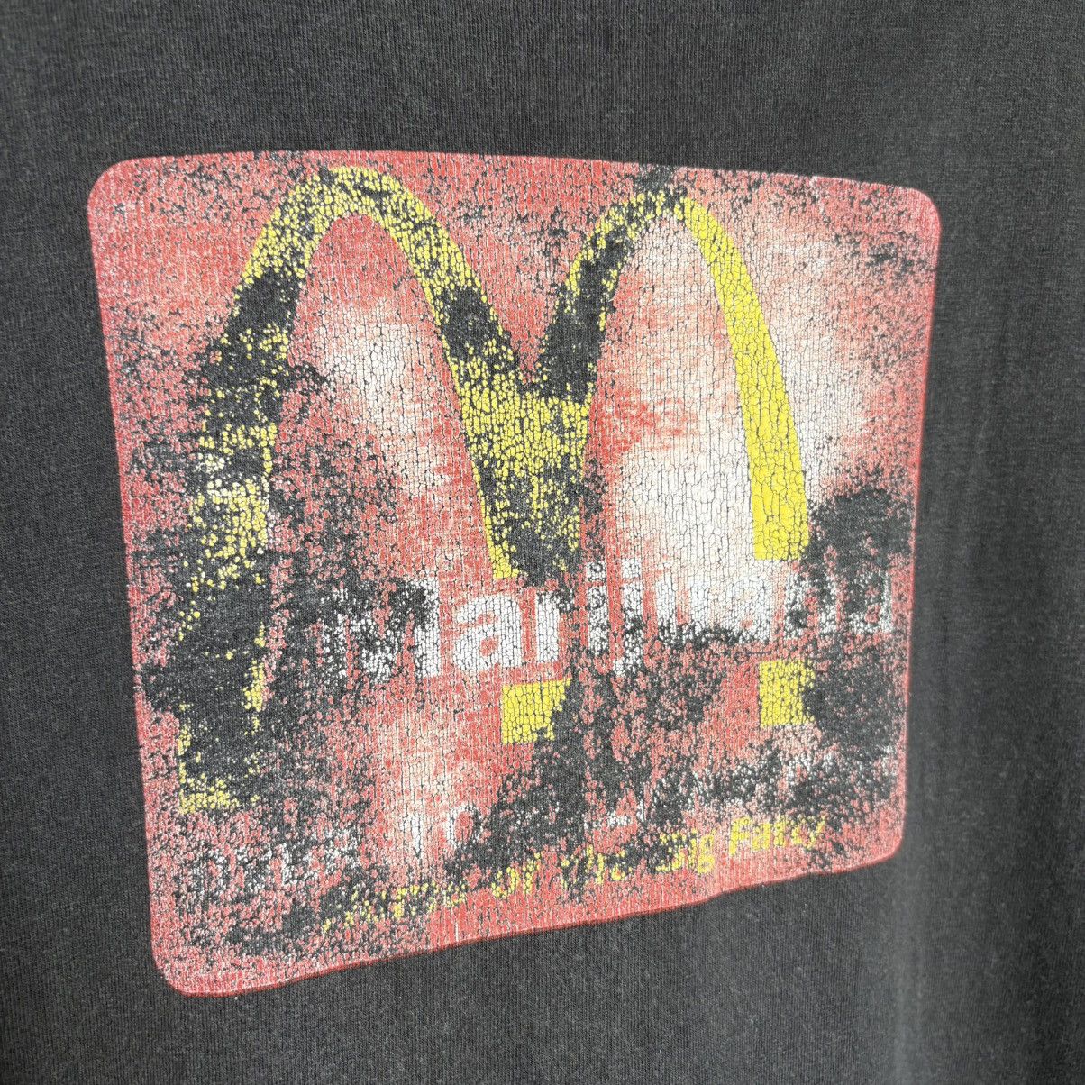 Vintage Vintage 90s Marijuana Parody Mc Donald Distressed T-Shirt Size US M / EU 48-50 / 2 - 2 Thumbnail