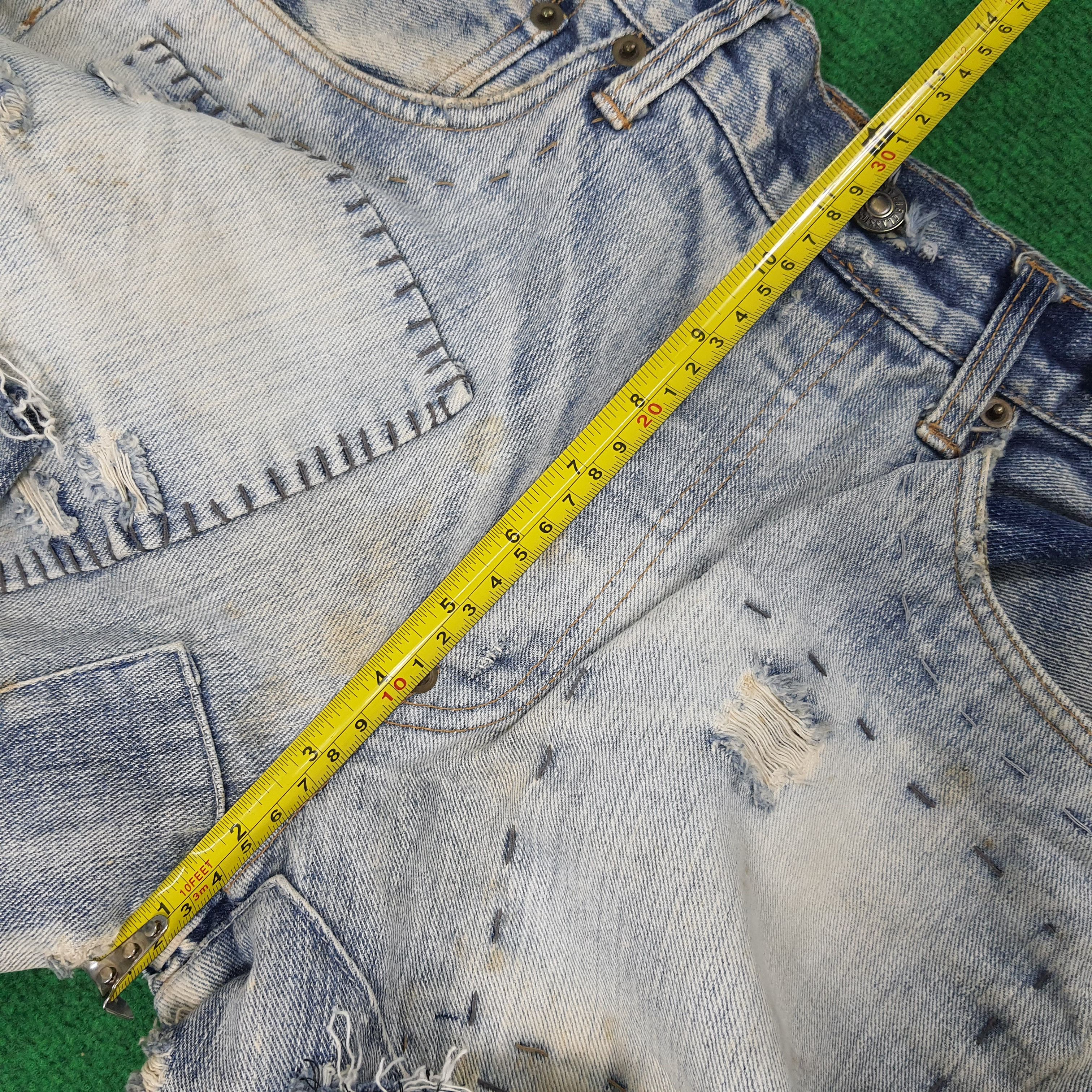 Designer × Satisfy × Vintage Vintage Satisfy Denim Rework Style Jeans Size US 30 / EU 46 - 13 Thumbnail