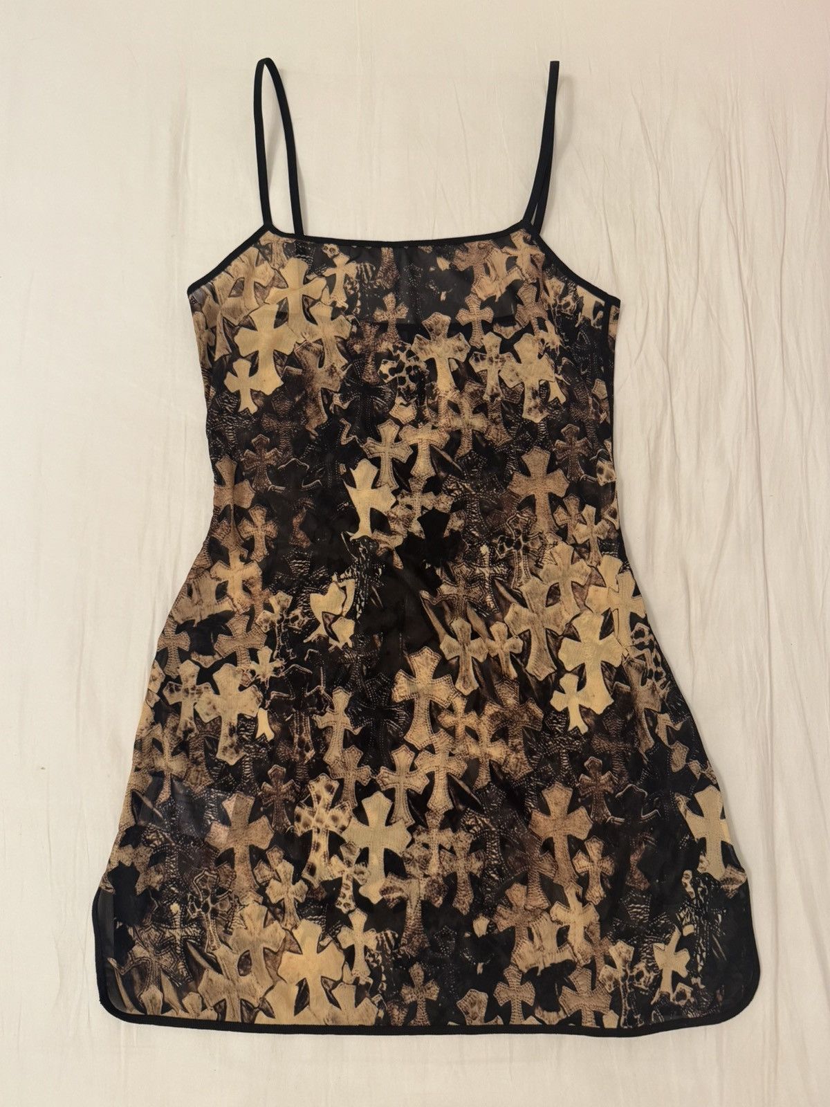 chrome heart mini dress chrome hearts dress tank top