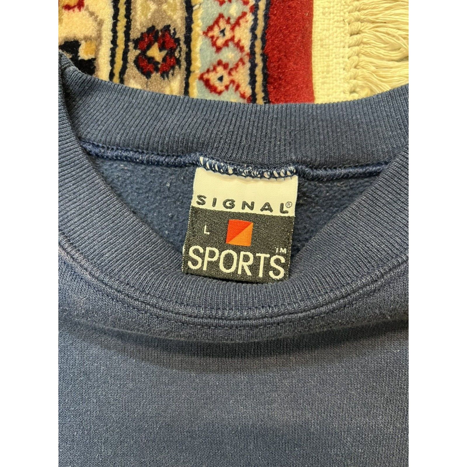 Signal Sport VTG 1993 Michigan Rose Bowl Crewneck Mens Size L Wolverines Size US L / EU 52-54 / 3 - 7 Thumbnail