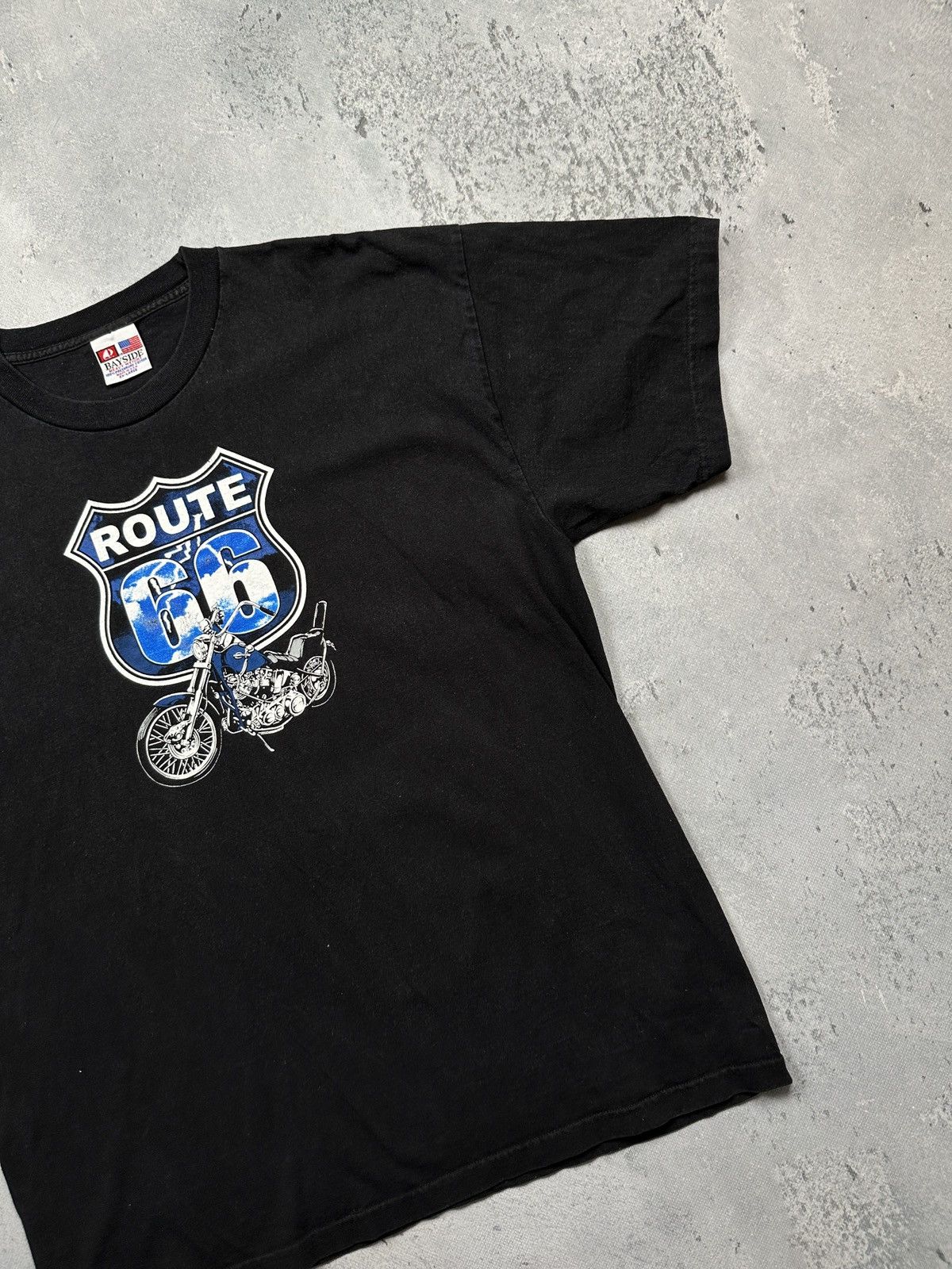 Other Vintage Y2K Route 66 Moto Bike Tee Rare Print Made in USA Size US XL / EU 56 / 4 - 3 Thumbnail