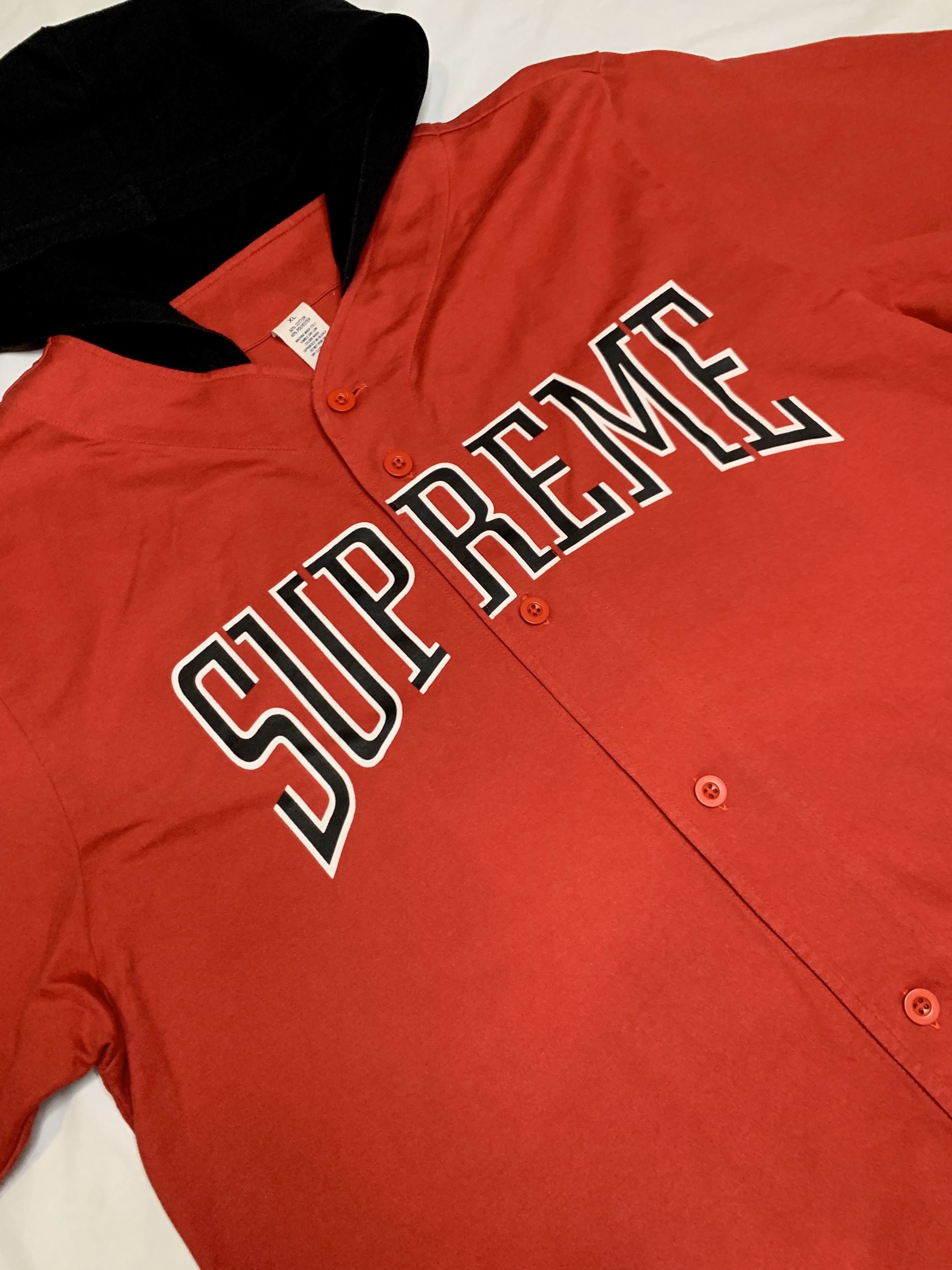 Supreme Supreme SS16 Hooded Baseball Top Size US XL / EU 56 / 4 - 6 Thumbnail