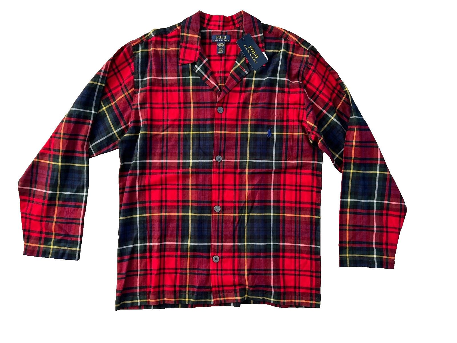 Polo Ralph Lauren Polo Ralph Lauren Sleepwear Plaid Button Shirt Red ( M ) Size US M / EU 48-50 / 2 - 1 Thumbnail