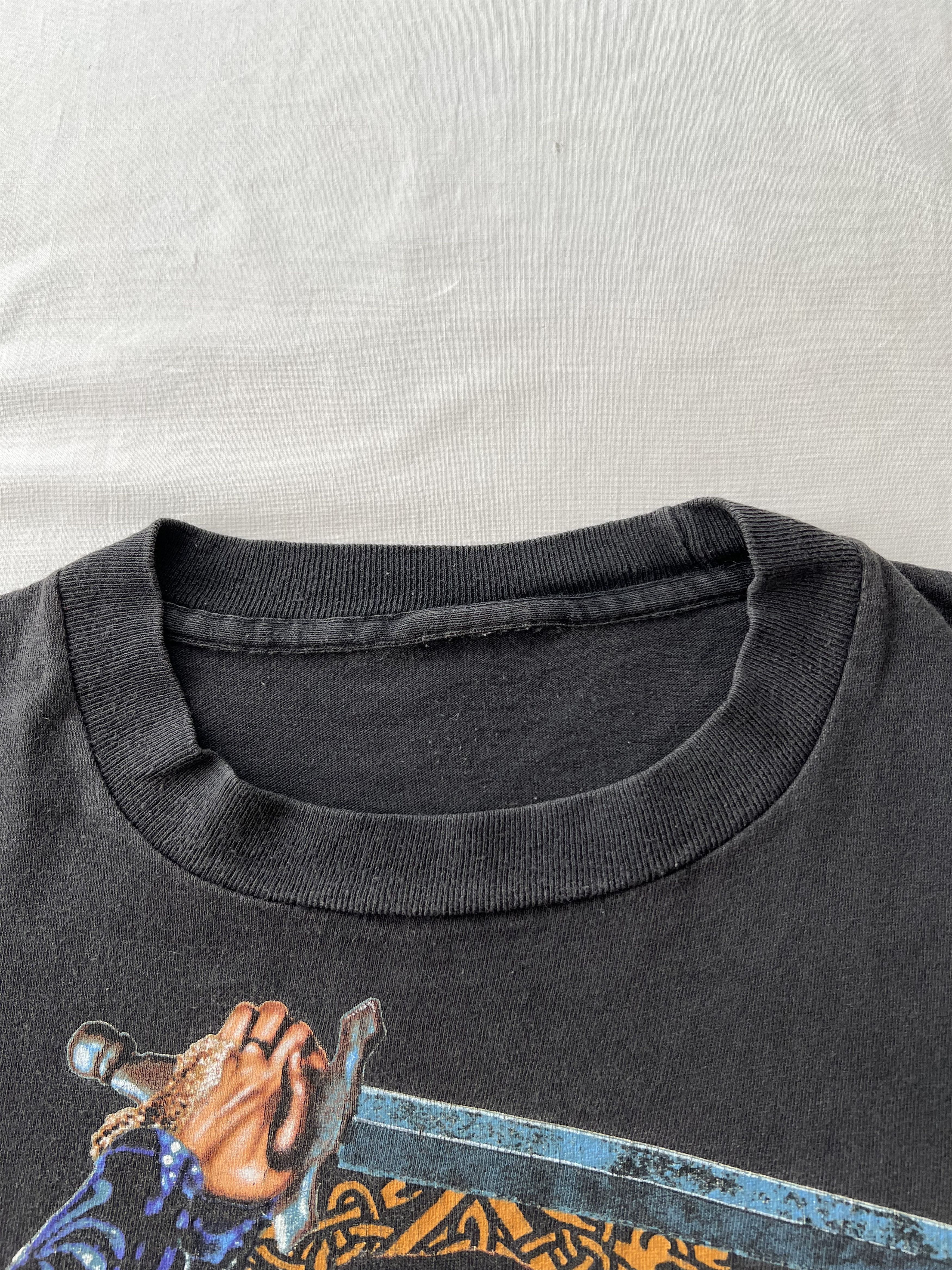 Vintage Vintage 1996 Xena Warrior Princess TV Show Black T-shirt Size US L / EU 52-54 / 3 - 11 Thumbnail