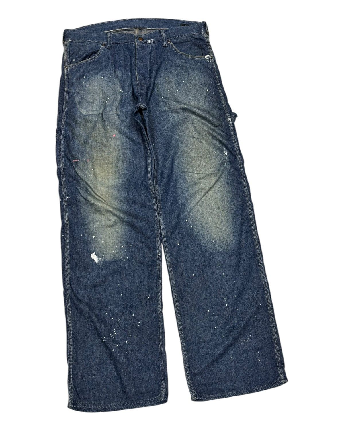 Issey Miyake × URBAN RESEARCH DOORS × Yohji Yamamoto Vintage Urban Research Painter Baggy Jeans Carpenter Pants Size US 35 - 3 Thumbnail
