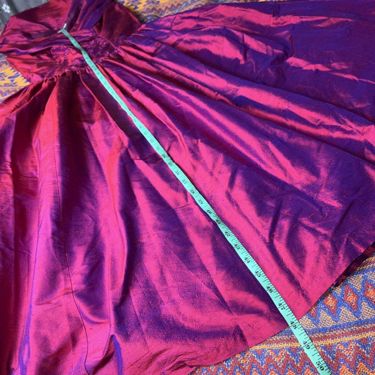 Laura Ashley Vintage 1980s Laura Ashley Silk Ballgown Dress Pink Size XL / US 12-14 / IT 48-50 - 11 Thumbnail