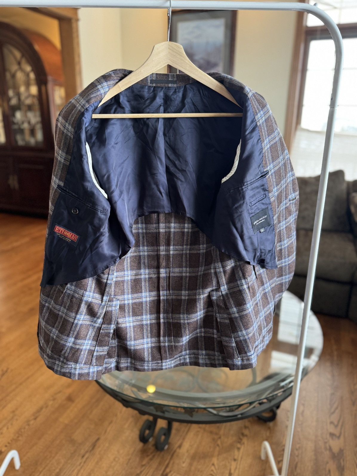 Spier & Mackay Spier & Mackay Brown Check Sport Coat Size 38R - 3 Thumbnail