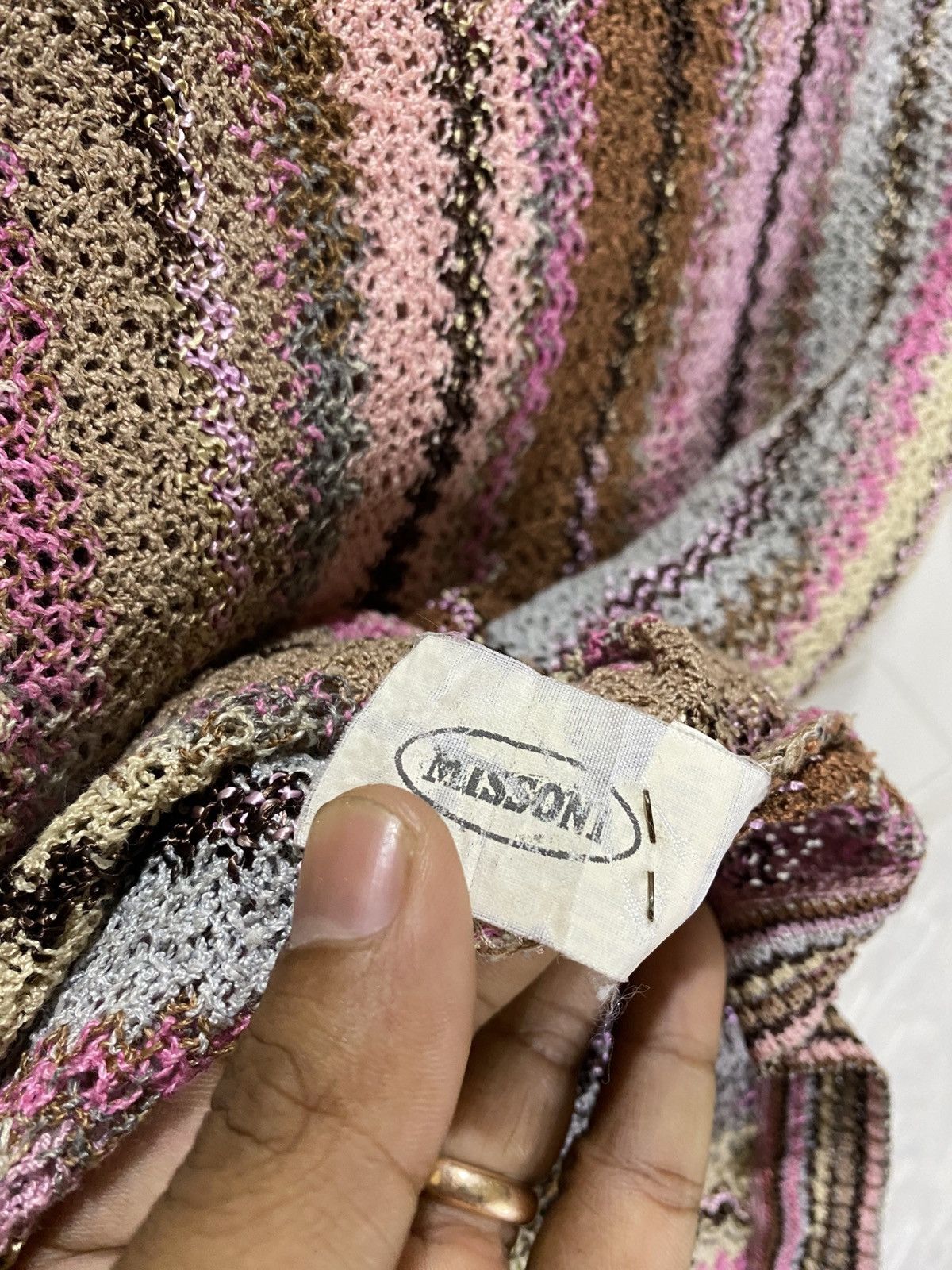 Designer × Missoni Vtg Missoni Knit Tshirt Size M / US 6-8 / IT 42-44 - 8 Thumbnail
