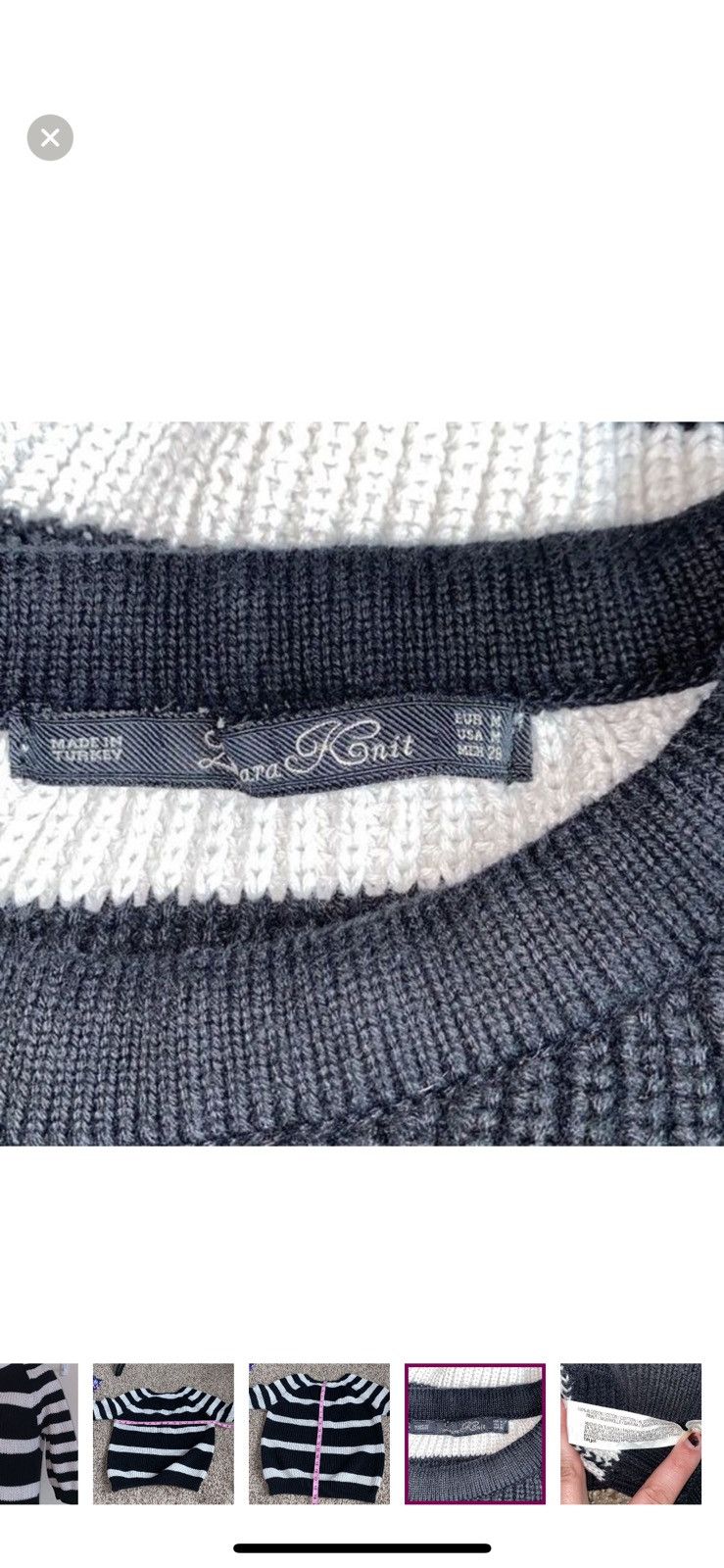 Zara Zara knit medium striped sweater Size M / US 6-8 / IT 42-44 - 3 Thumbnail