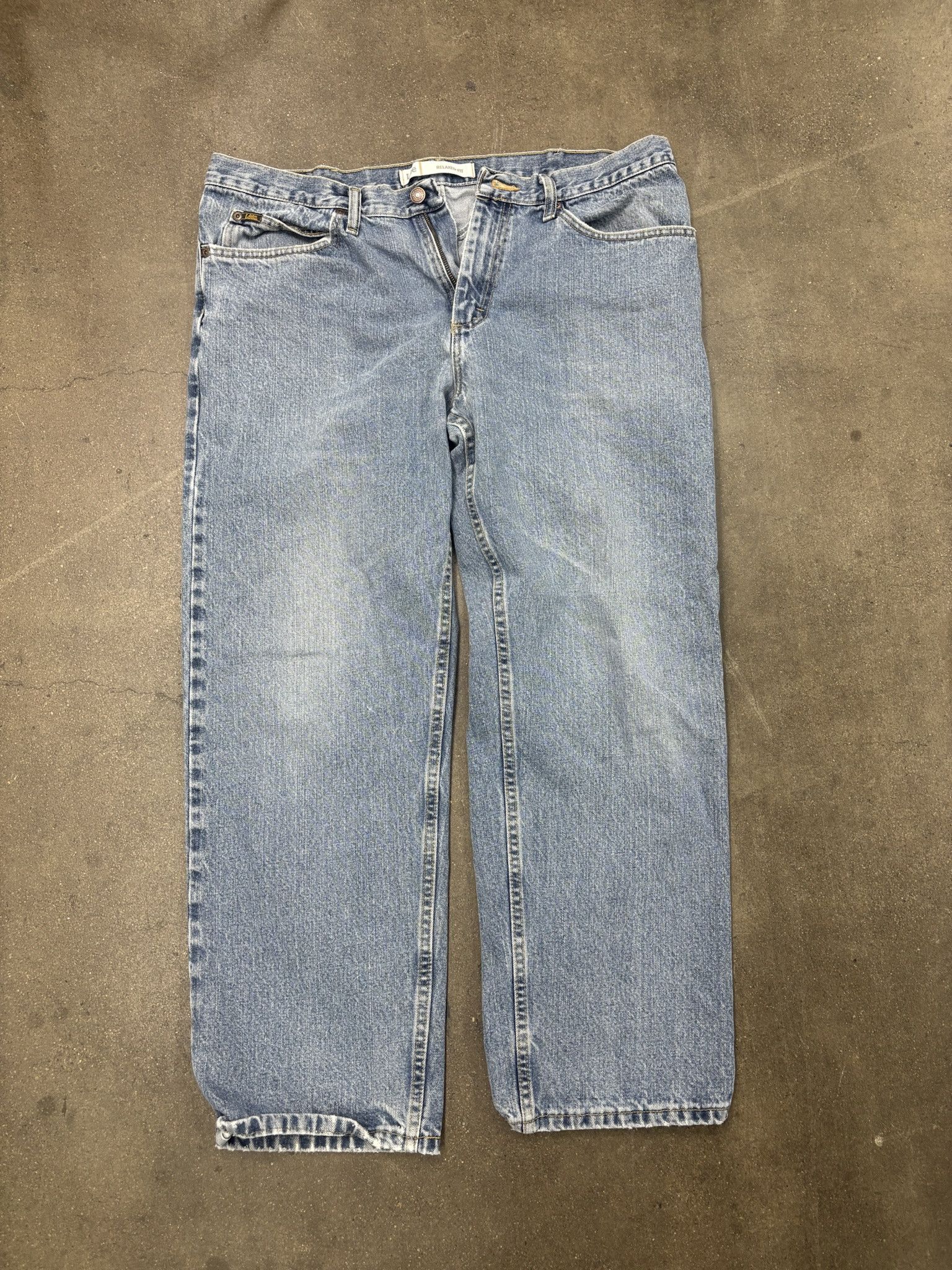 Wrangler Vintage Light Wash Denim Lee Jeans Size US 38 / EU 54 - 1 Thumbnail