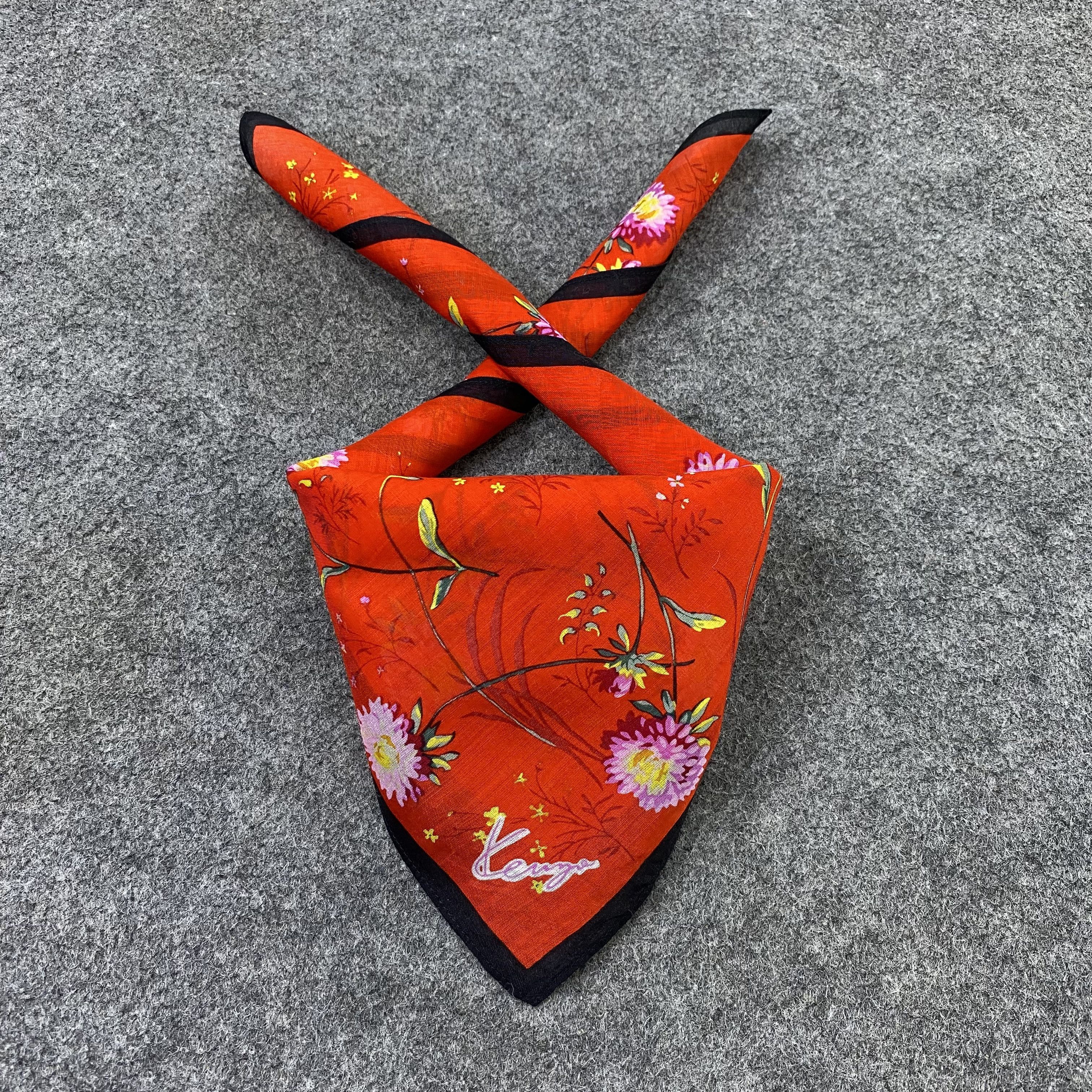 Kenzo Kenzo Handkerchief Neckerchief Bandana-B1633 Size ONE SIZE - 2 Thumbnail