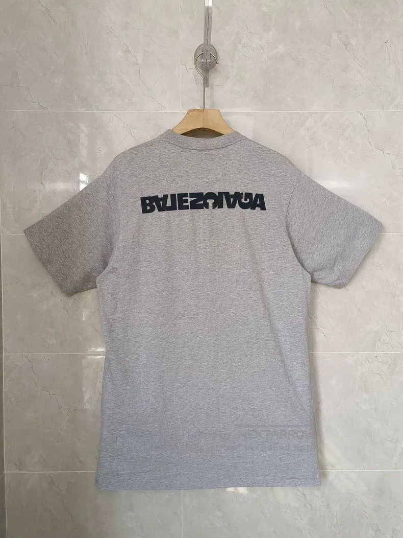 Balenciaga Balenciaga Reversed Alphabet Embroidered Men's Short Sleev Size US S / EU 44-46 / 1 - 2 Thumbnail