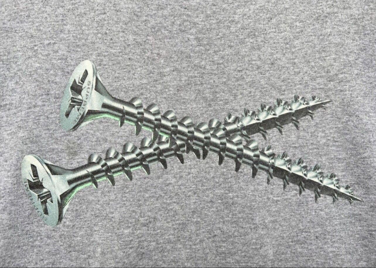 Supreme Supreme Screws Tee T-Shirt Size US L / EU 52-54 / 3 - 5 Thumbnail