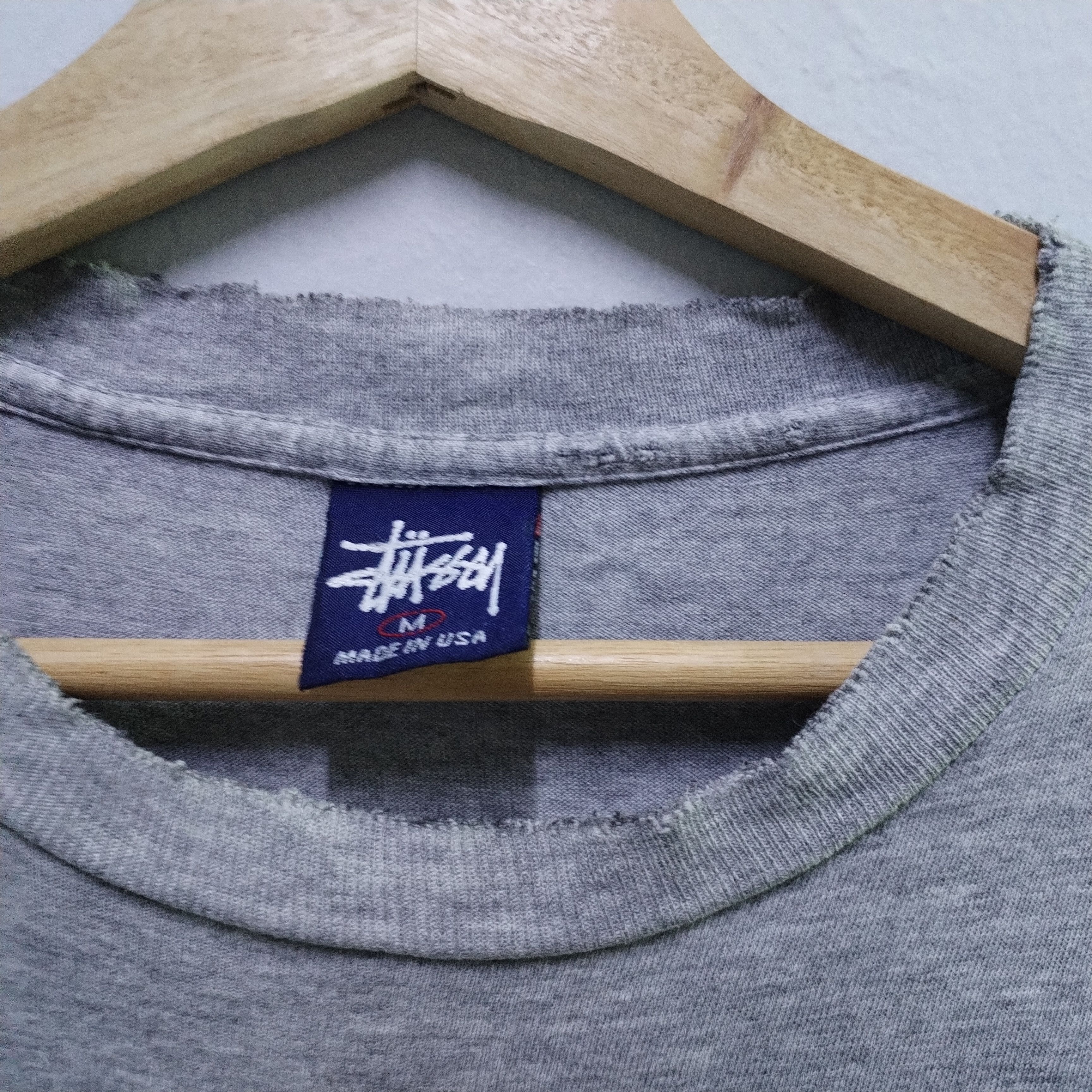 Stussy Thrashed Sun Faded Stussy Shirt Distressed Grunge Band Size US M / EU 48-50 / 2 - 6 Thumbnail