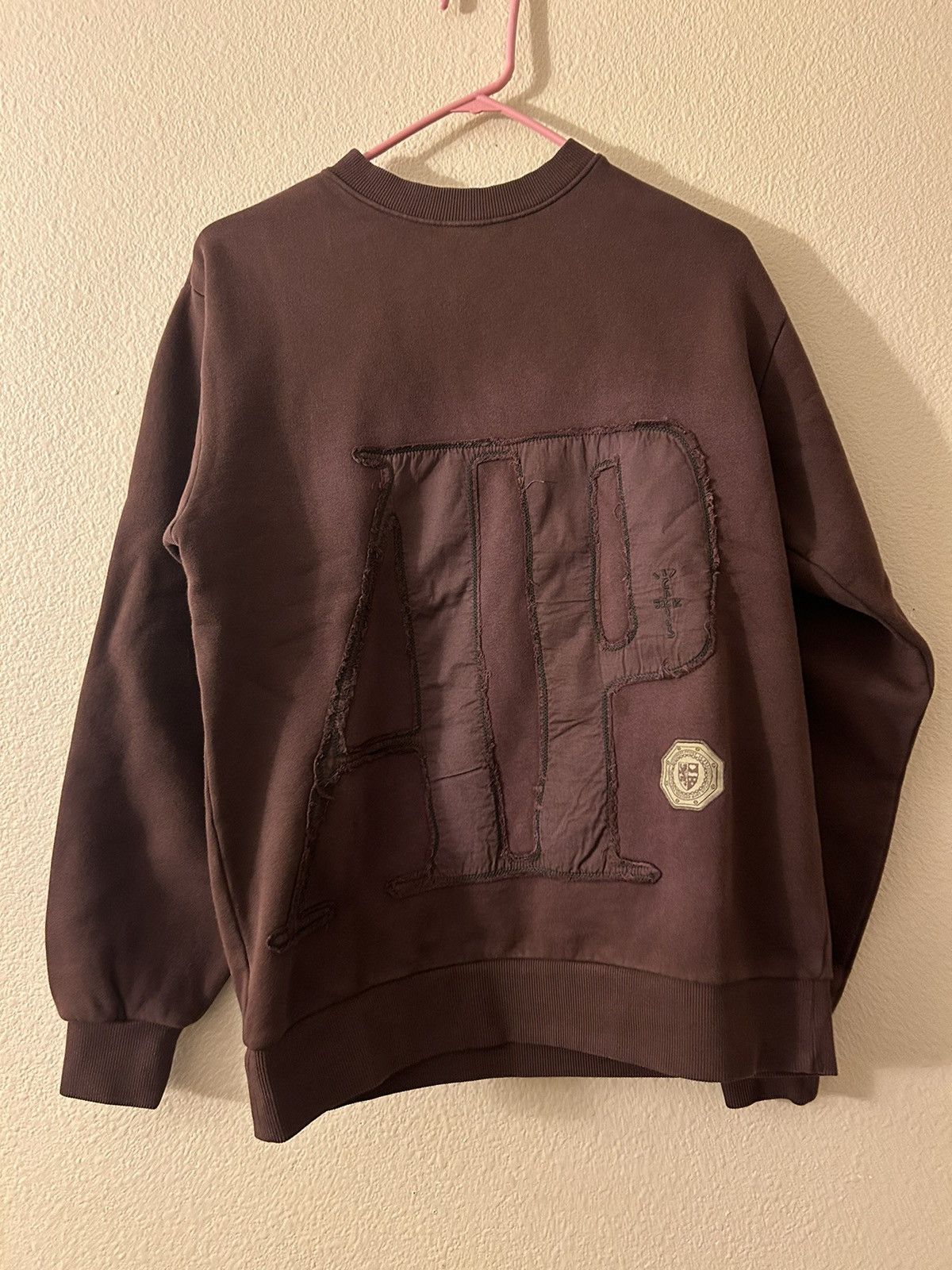image of Cj X Audemars Piguet Logo Crewneck Size Small in Brown, Men's