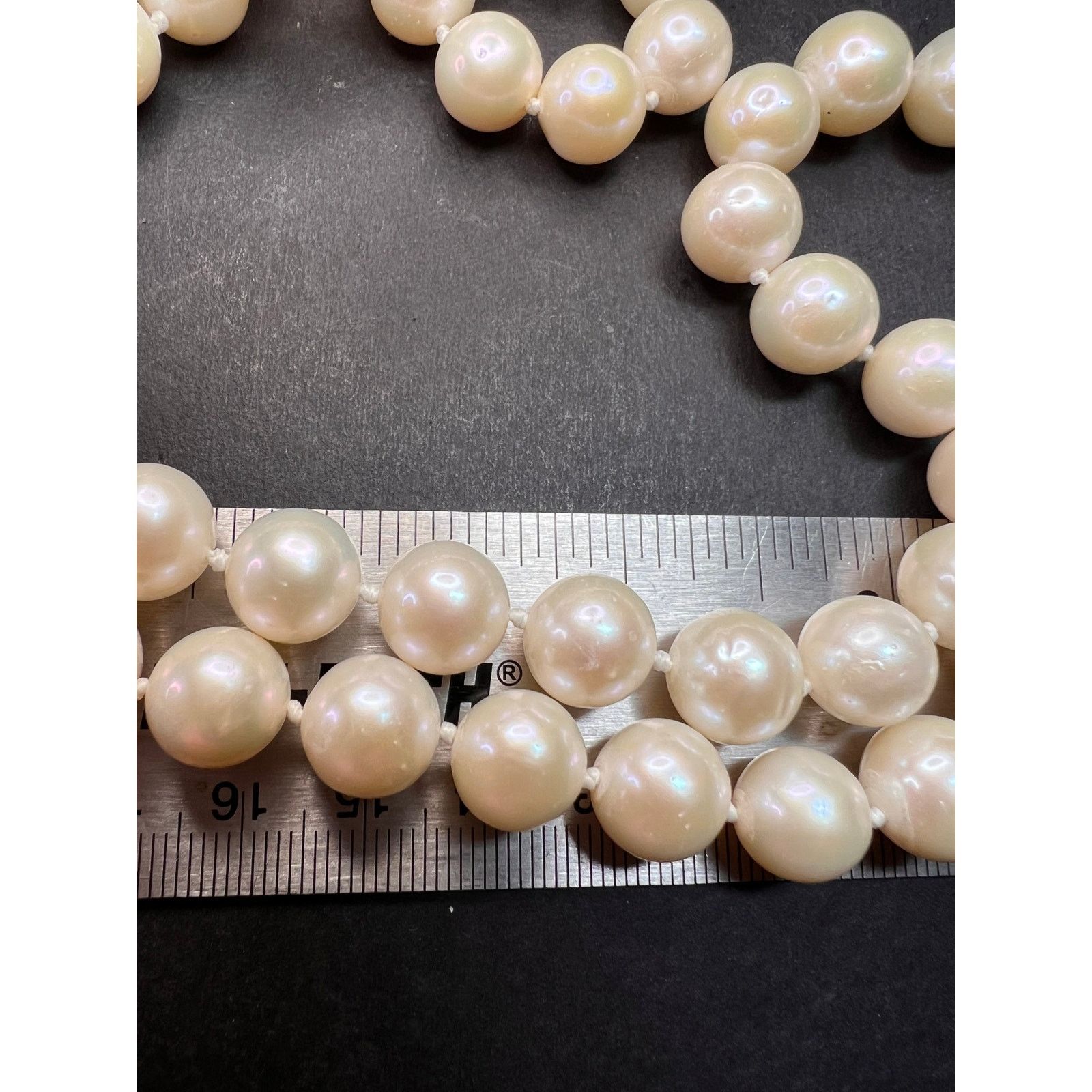 Other 10-11mm cultured pearl 36 in necklace with 925 silver clasp Size ONE SIZE - 2 Thumbnail
