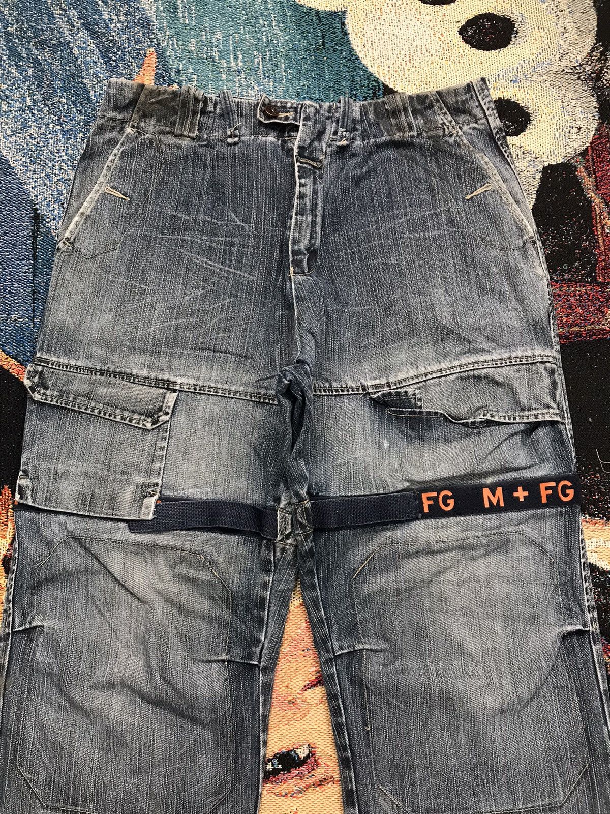 Marithe + Francois Girbaud Vintage marithe & Francois girbaud cargo denim Size US 36 / EU 52 - 5 Thumbnail