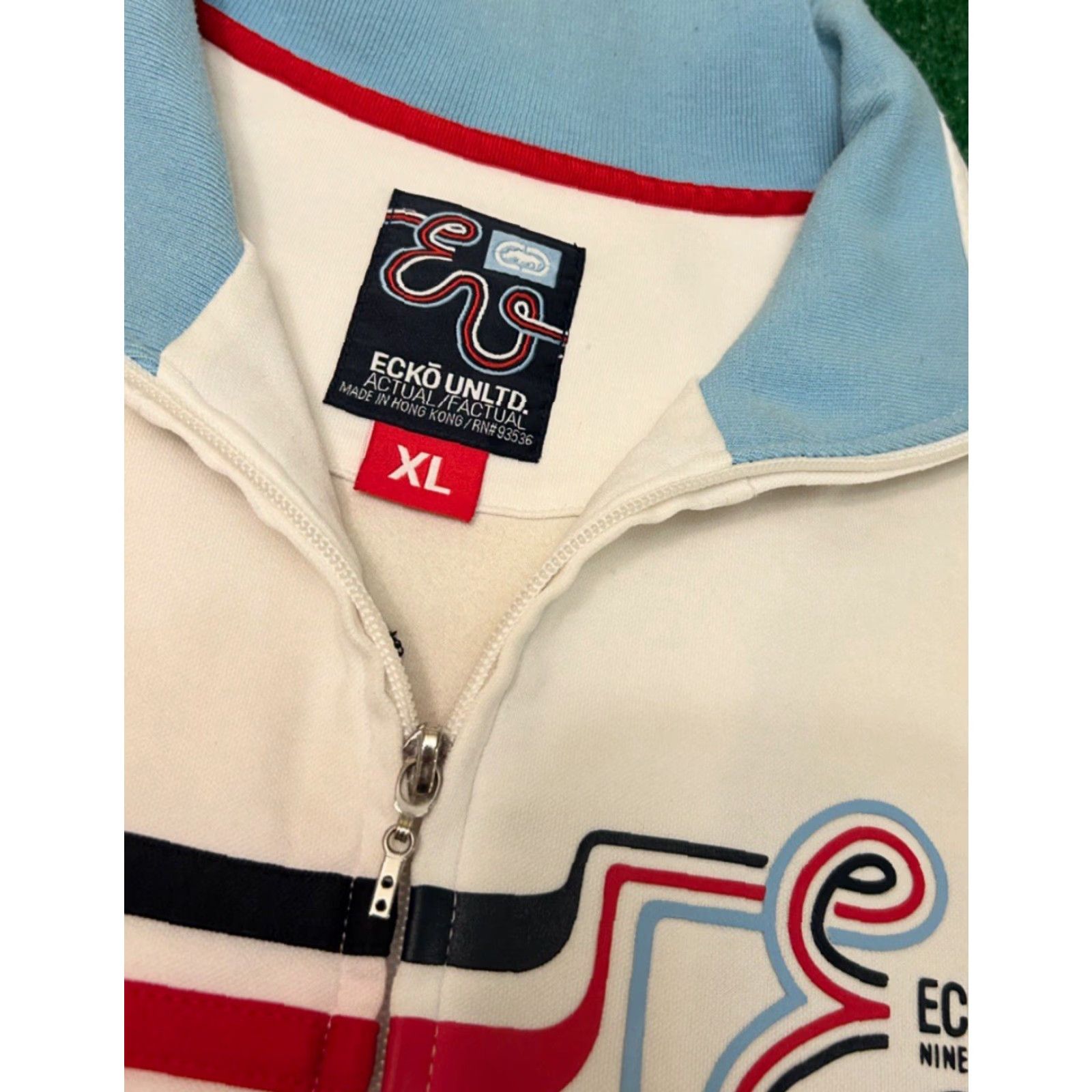 Ecko Unltd. VINTAGE Ecko Unltd Jacket Full Zip Hip Hop 90s 2000s Mens XL White Size US XL / EU 56 / 4 - 3 Thumbnail