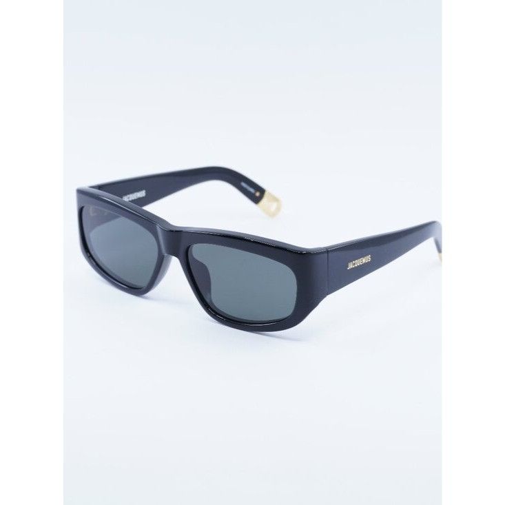 Jacquemus Jacquemus JAC/86 C1 Sunglasses Shiny Black Square  display picture 1