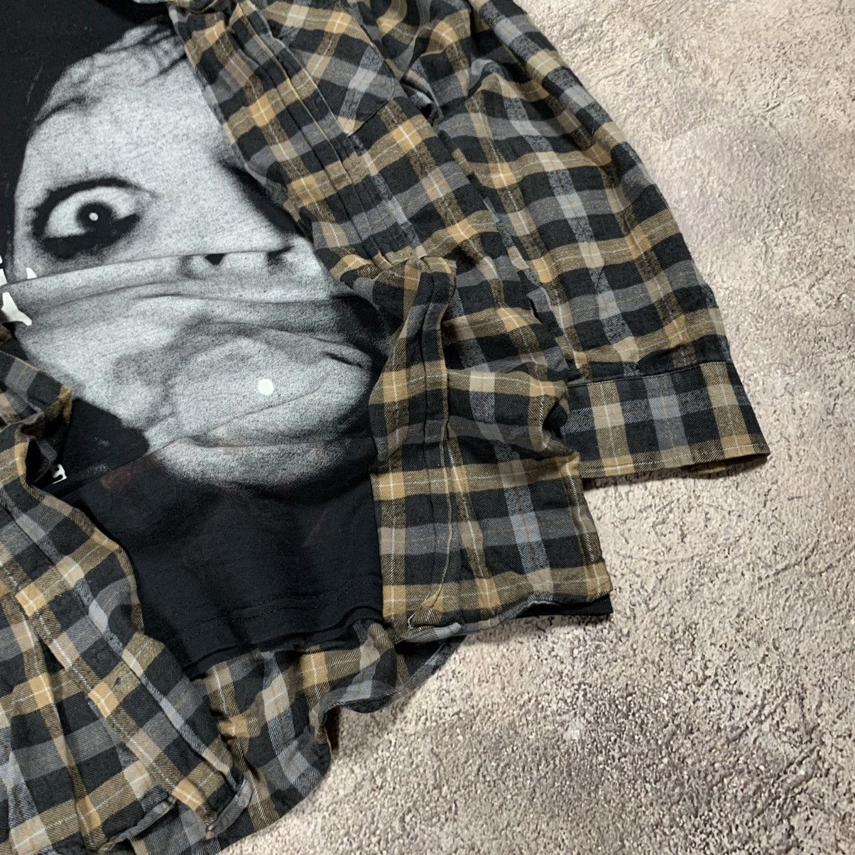 Vintage Vintage 90s Plaid Shirt Graphic Oversized Grunge Streetwear Size US L / EU 52-54 / 3 - 3 Thumbnail