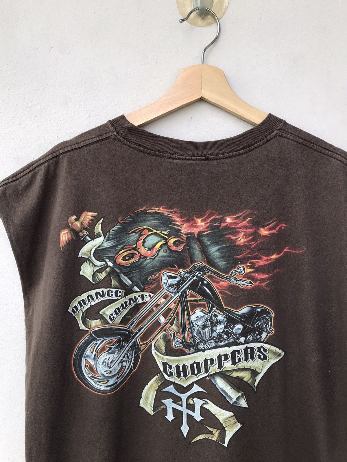 Vintage Vintage Orange County Choppers Distressed Tank Top Tee Size US XL / EU 56 / 4 - 12 Thumbnail