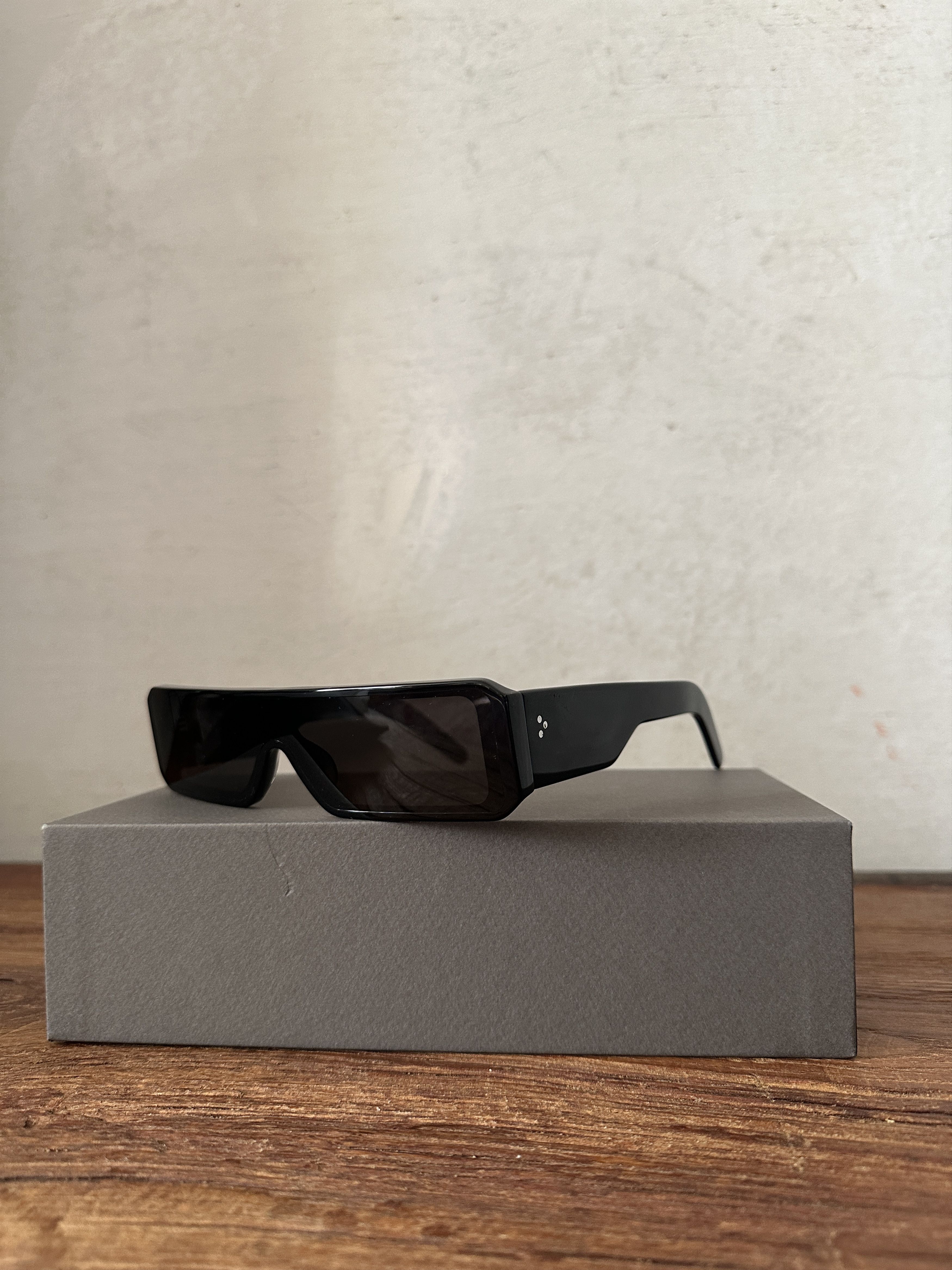 Rick Owens Rick Owens Performa Sunglasses in Black Size ONE SIZE - 10 Thumbnail