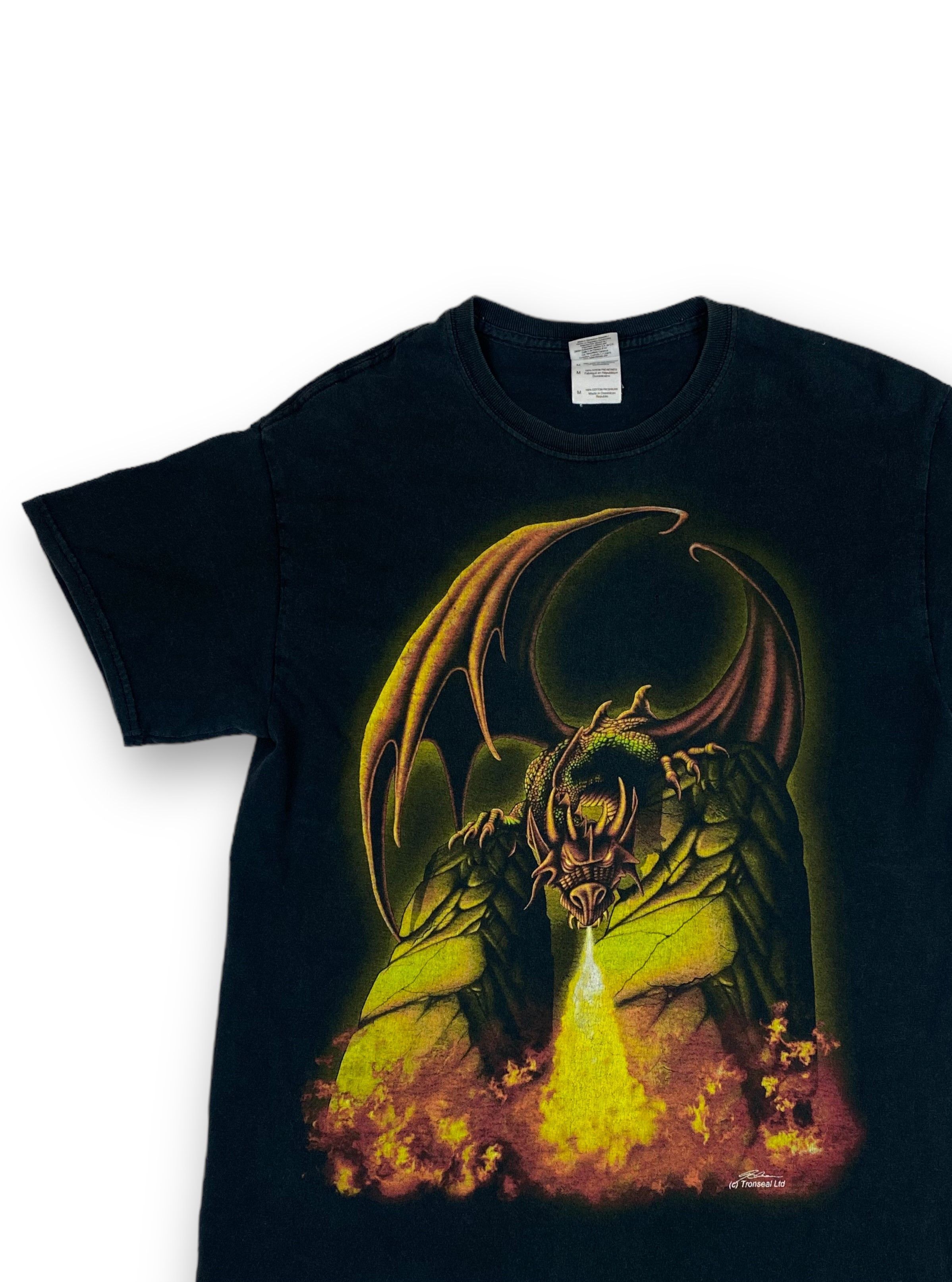 Other Vintage DRAGON GIDLAN T-Shirt Tronseal Y2k M606 Size US M / EU 48-50 / 2 - 3 Thumbnail