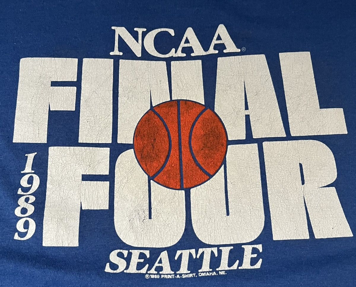 NCAA × Vintage 1989 NCAA Final Four Seattle Screen stars T shirt size L Size US L / EU 52-54 / 3 - 5 Thumbnail