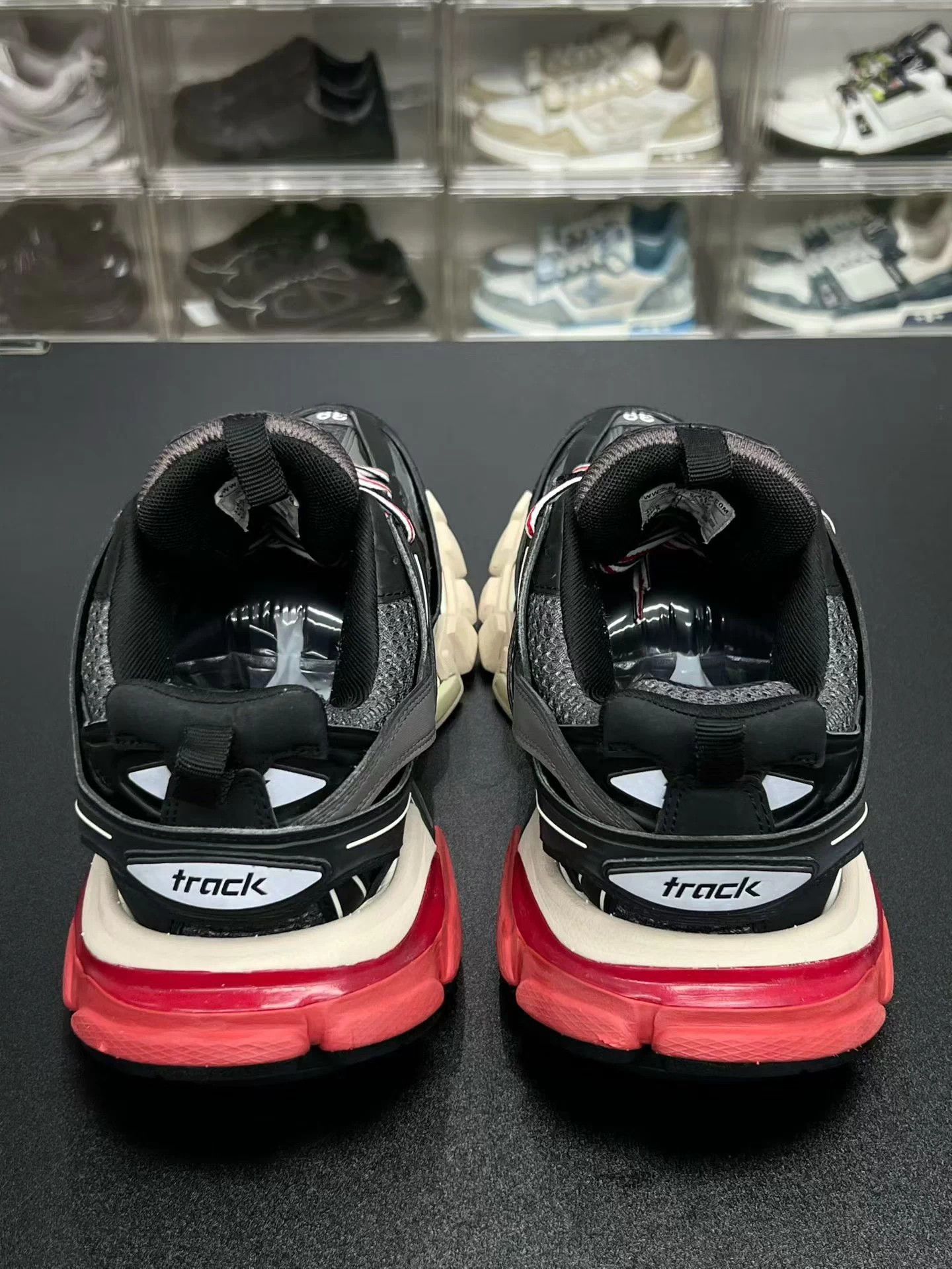 Balenciaga Balenciaga Track Black Red 39 Size US 8 / IT 38 - 7 Thumbnail
