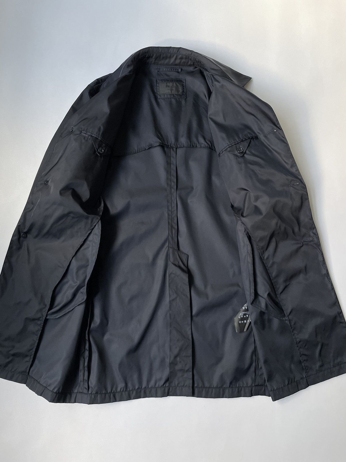 Prada S/S 13 Dark Blue Nylon Mac Size US M / EU 48-50 / 2 - 9 Thumbnail