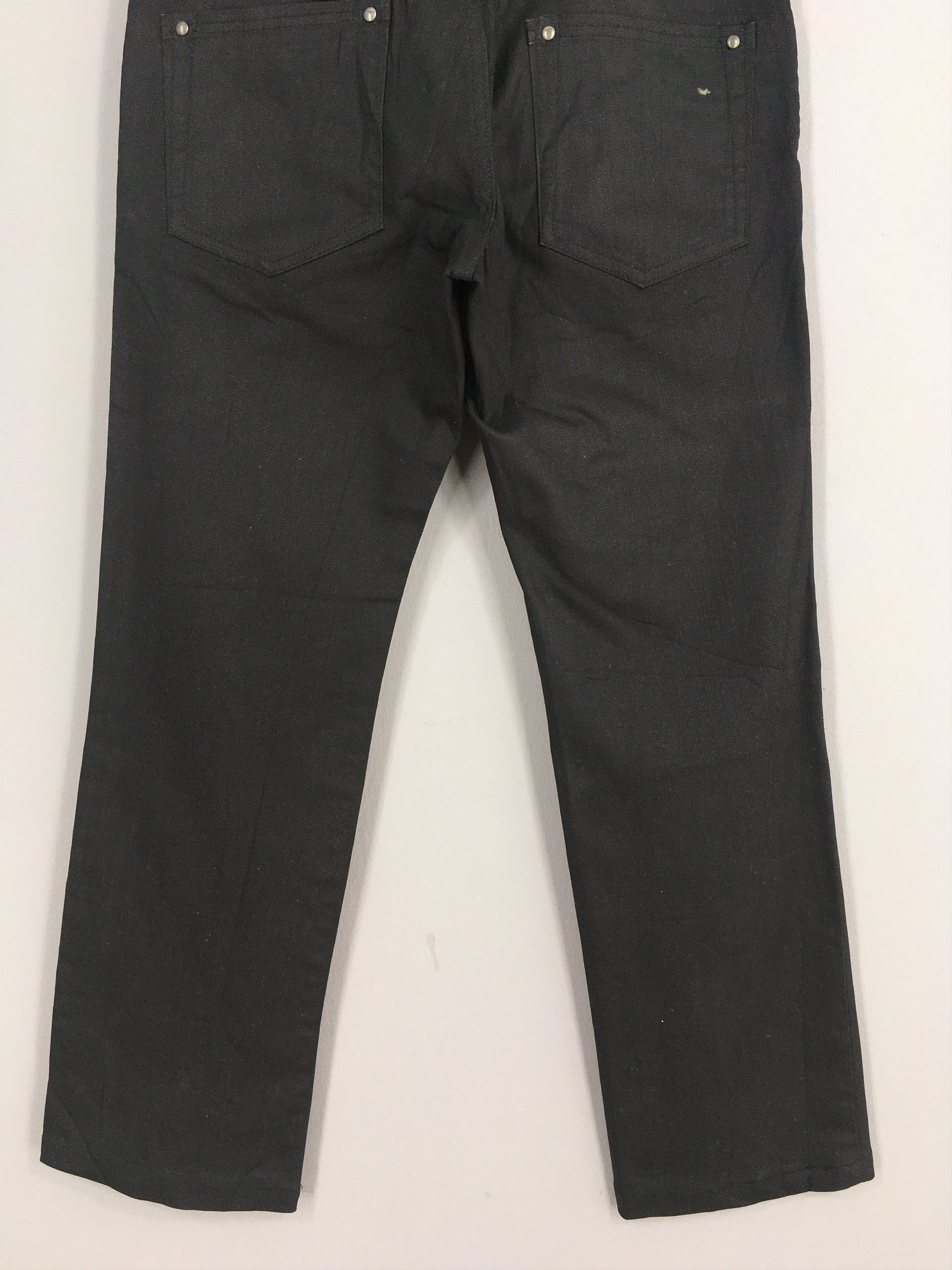 Comme des Garcons Size 30x28 Comme Ca Ism Black Denim Japanese Wax Pants S474 Size US 30 / EU 46 - 10 Thumbnail