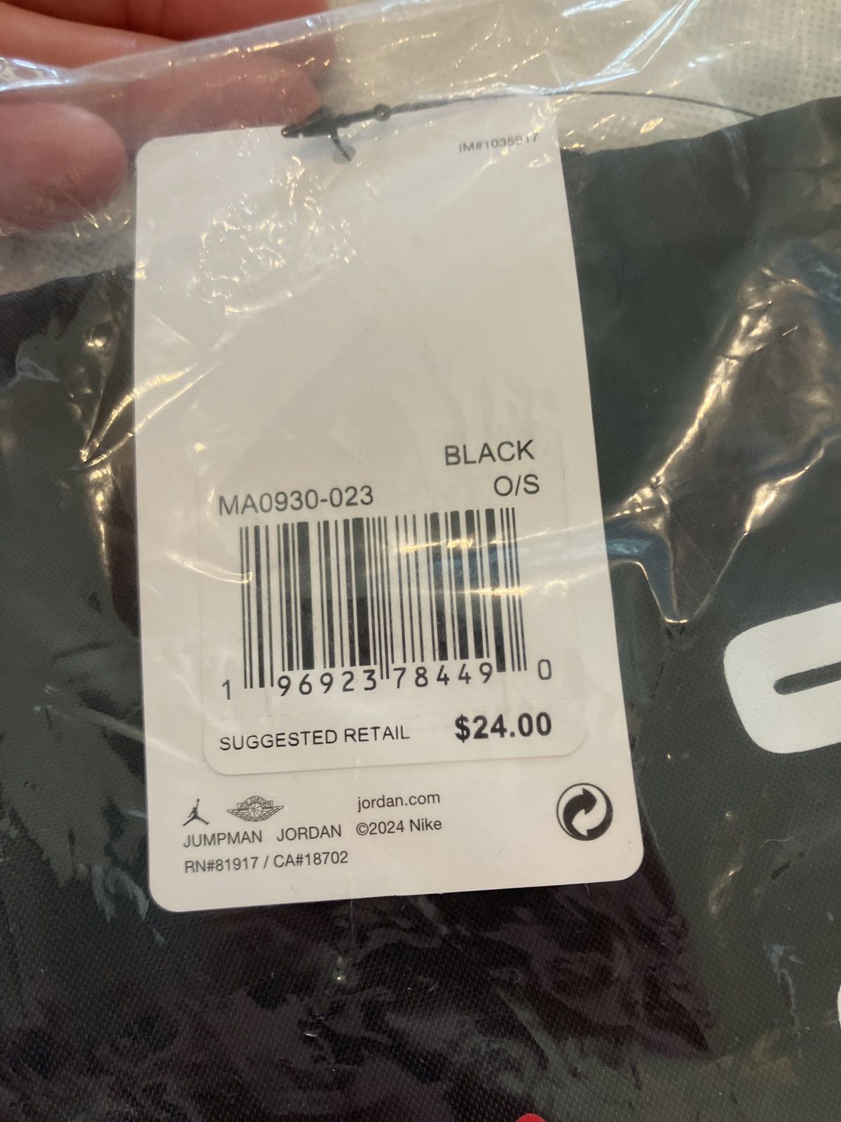 Jordan Brand × Supreme Supreme X Jordan Draw-string bag Size ONE SIZE - 5 Thumbnail