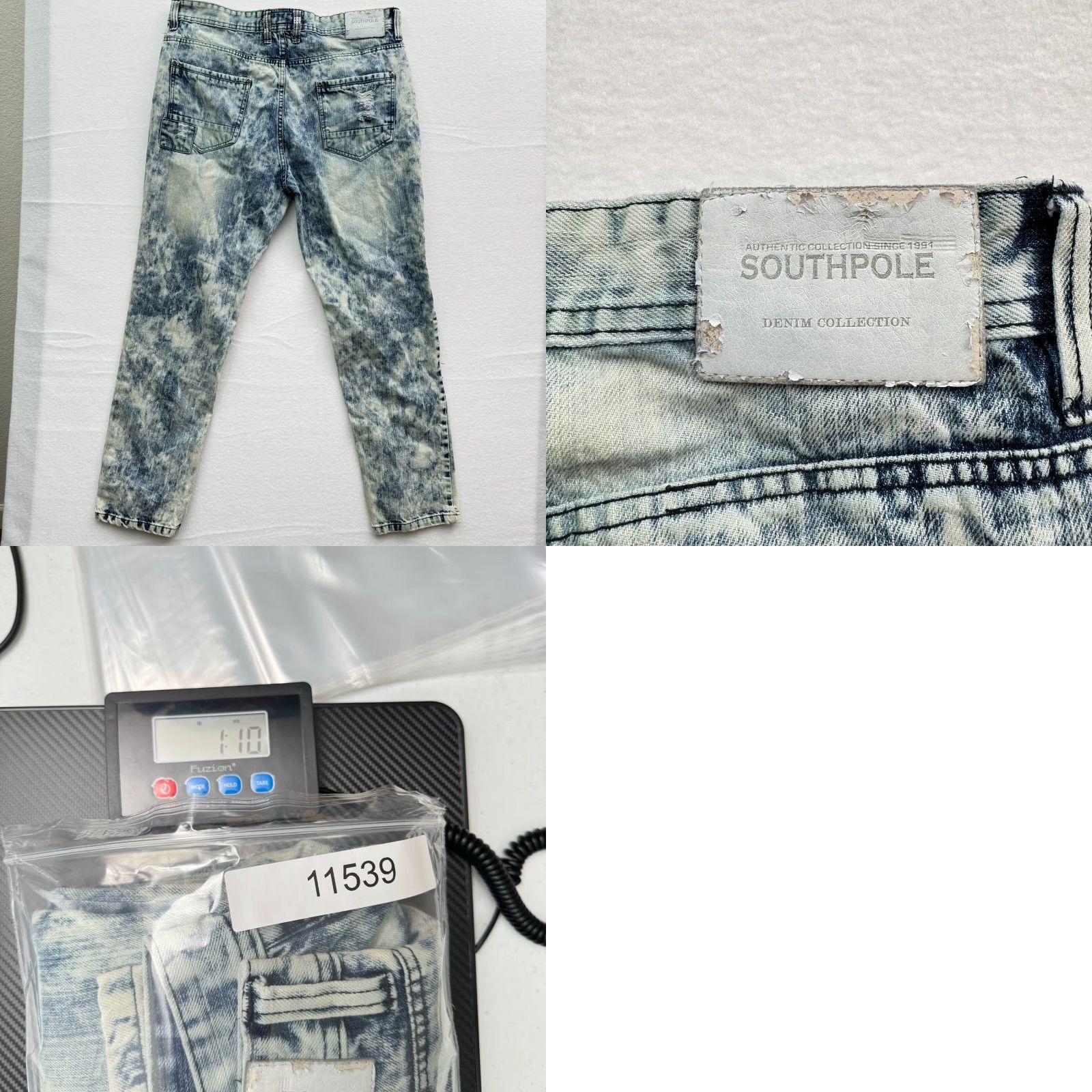 Southpole Southpole Jeans Distressed Denim Slim Tapered 38x32 Men Blue Y2K Patch 38 32 Regular Size Tapered Fit Size US 38 / EU 54 - 8 Thumbnail