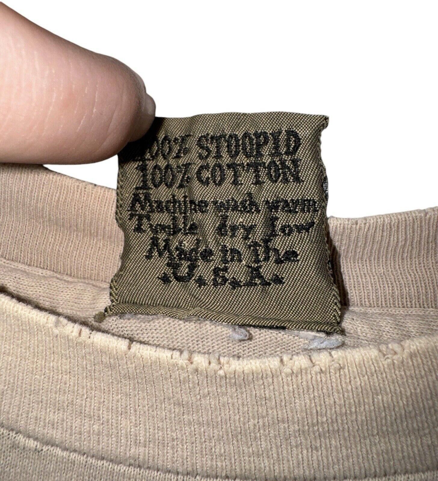 Designer Vintage 90s Stoopid Skateboarding USA Distressed Shirt L Size US L / EU 52-54 / 3 - 9 Thumbnail