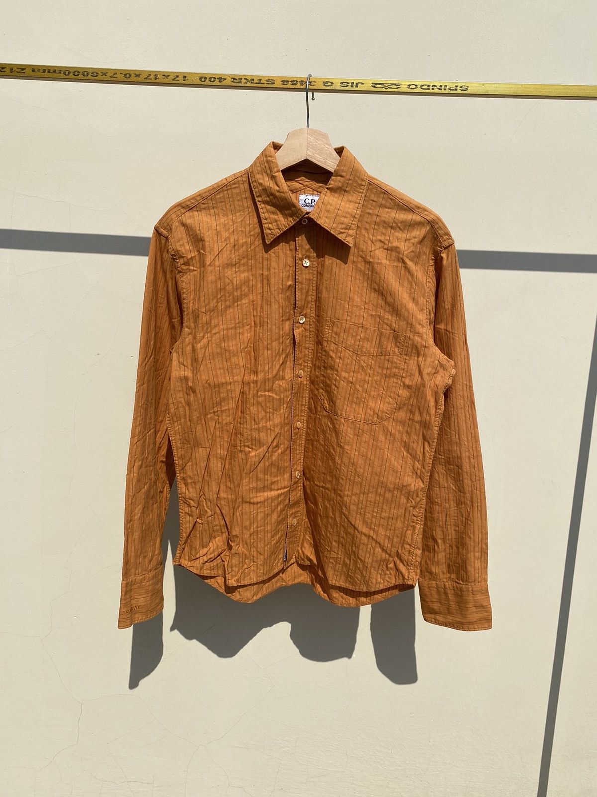 C.P. Company 1990s C.P Company - Crinkle Pinstripe Shirt Size US M / EU 48-50 / 2 - 1 Thumbnail
