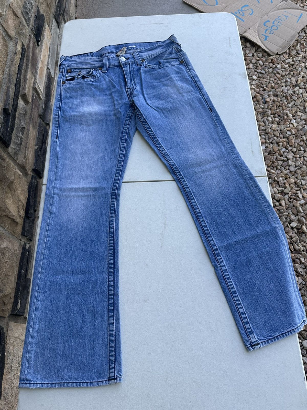 True Religion True Religion Boot Cut jeans Size US 33 - 9 Thumbnail