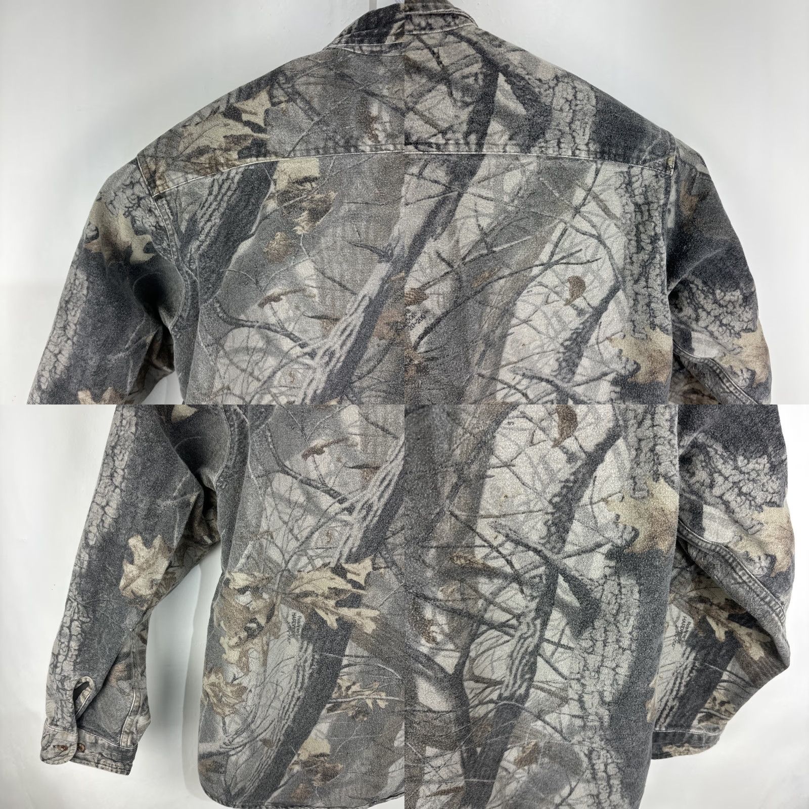 Vintage VINTAGE Woolrich Shirt Men L Camouflage Hunting Outdoor Casual Workwear Beige Flannel Button-Up Pockets Long Sleeve Realtree Fall Winter Spring Mens Size US L / EU 52-54 / 3 - 9 Thumbnail