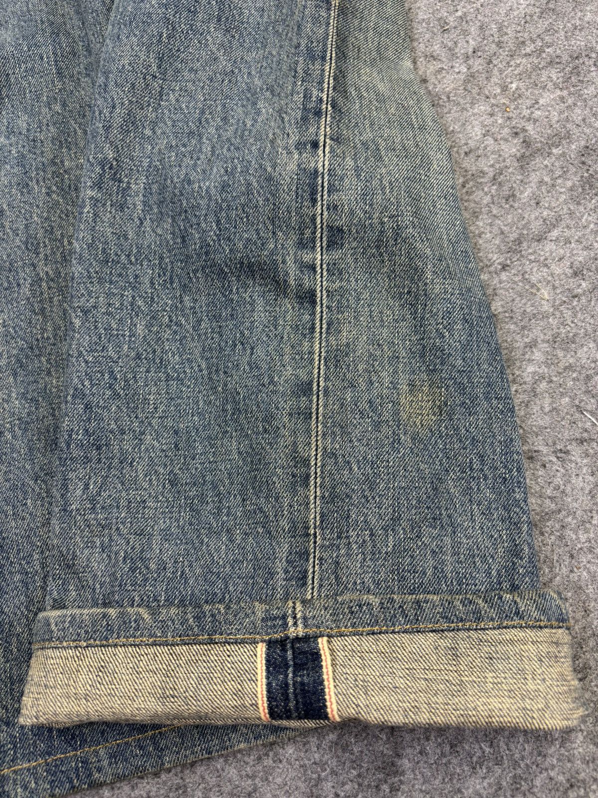 Edwin 💥Wide Selvedge💥Edwim 505x Selvedge Rusty Style Denim K17 Size US 31 - 14 Thumbnail