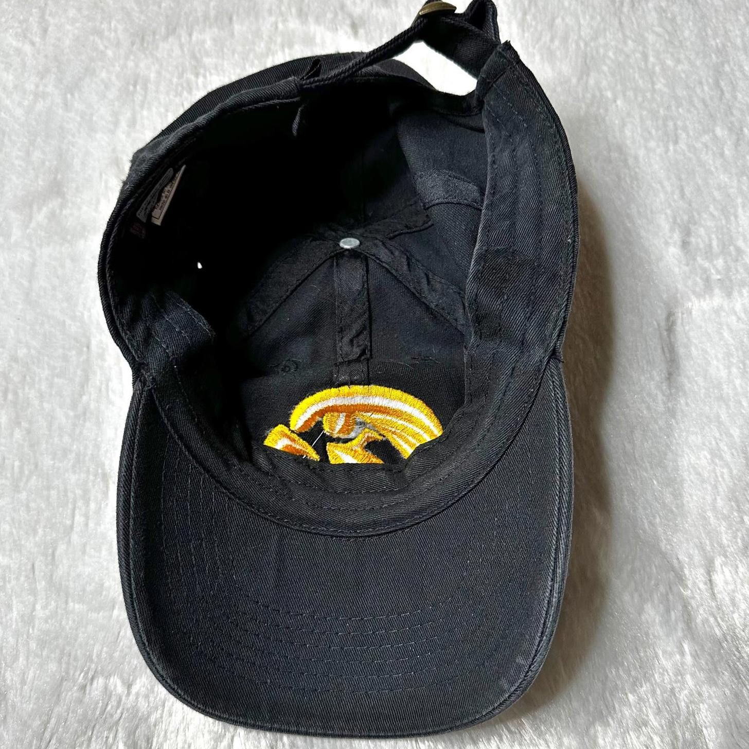Top Of The World Iowa Hawkeyes Unisex Black Adjustable Baseball Cap OS Size ONE SIZE - 7 Thumbnail