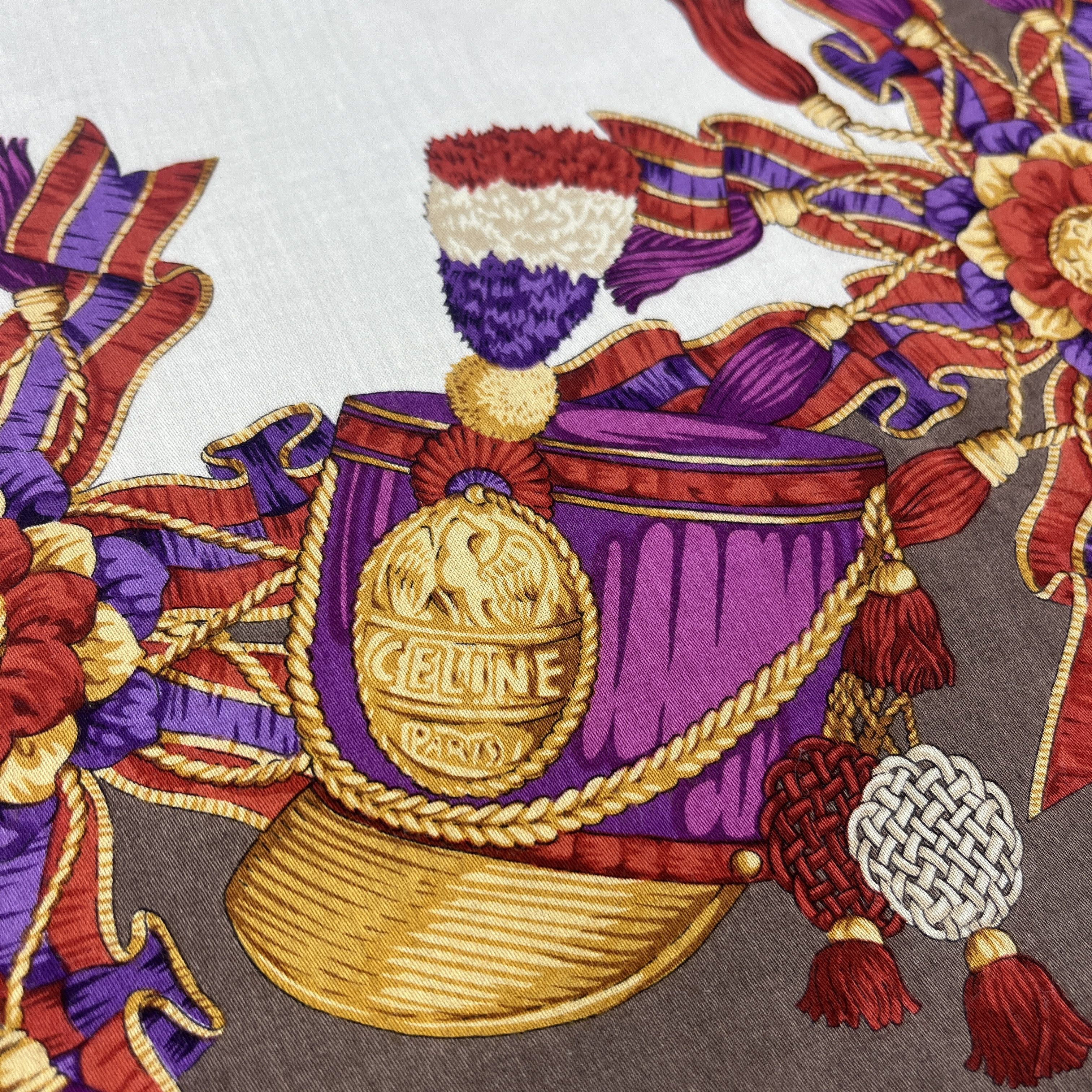 Vintage Celine Handkerchief / Bandana / Neckerchief B113 Size ONE SIZE - 7 Thumbnail