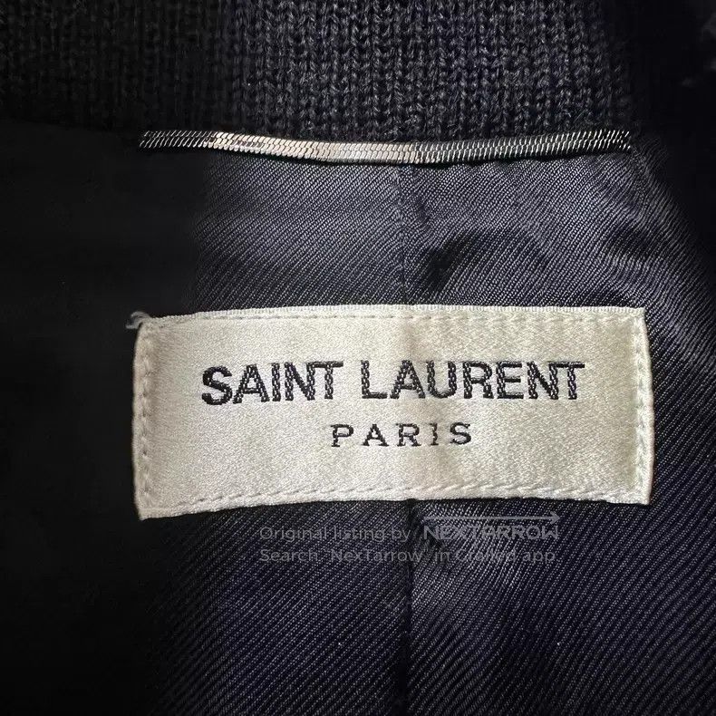 Saint Laurent Paris Saint Laurent Paris Sheepskin Patchwork Baseball Jacket Size US S / EU 44-46 / 1 - 3 Thumbnail